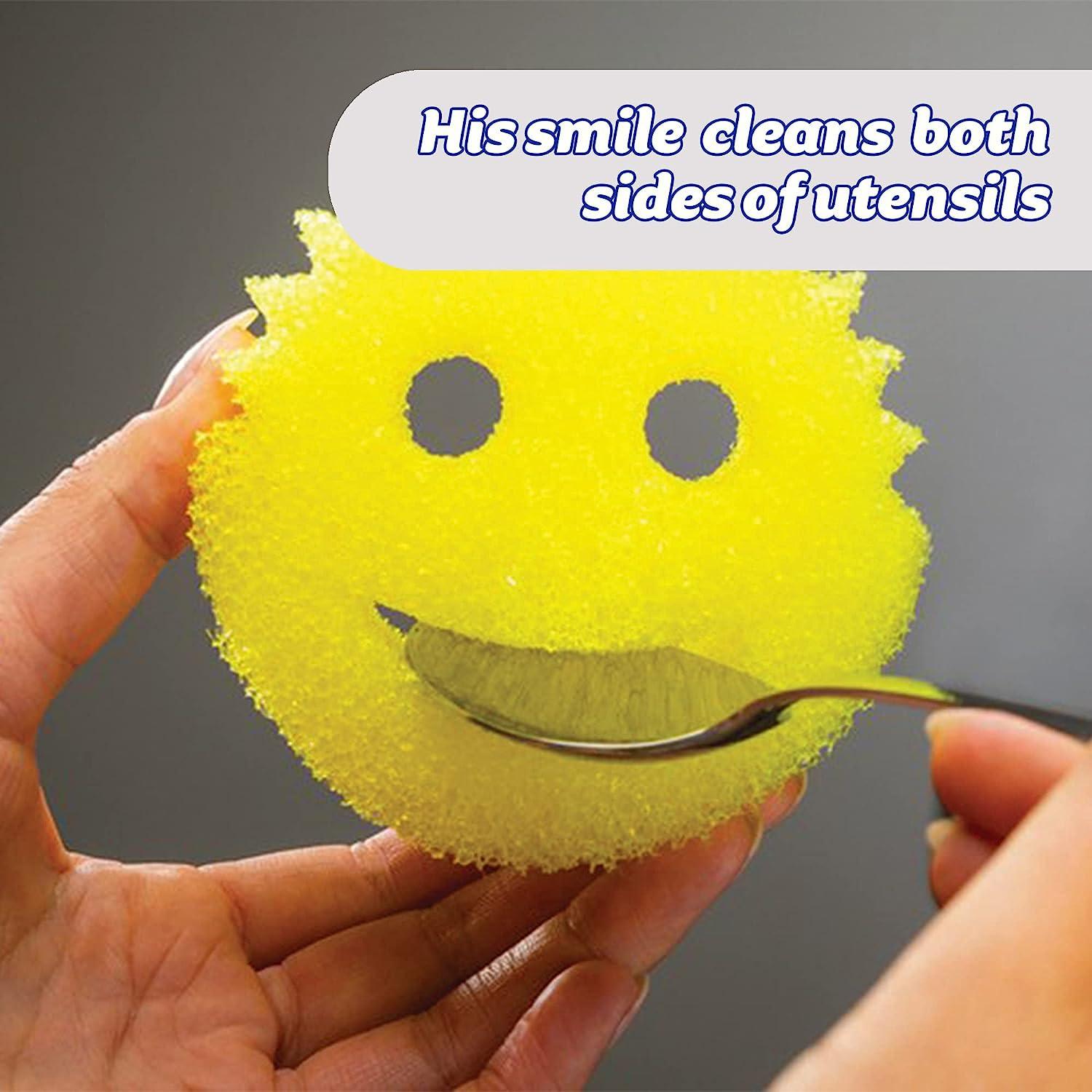 Original Scrub Daddy Sponge - Scratch Free Scrubber for Dishes and Home,  Odor Resistant, Soft in Warm Water, Firm in Cold, Deep Cleaning Kitchen and  Bathroom, Multi-use, Dishwasher Safe, 2ct 
