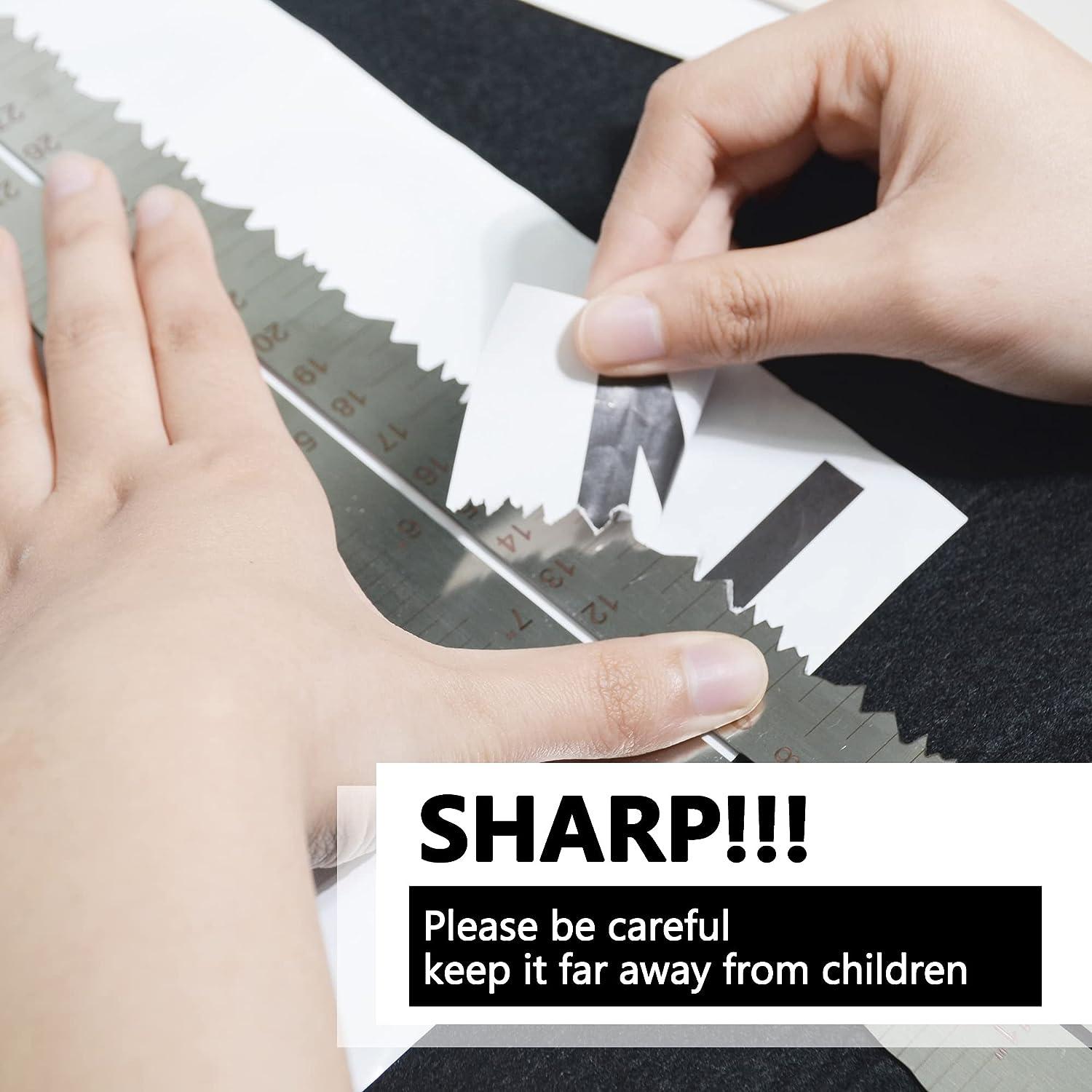 Tear/tearing Ruler: Torn paper edge- Part 1 Tutorial. DIY 