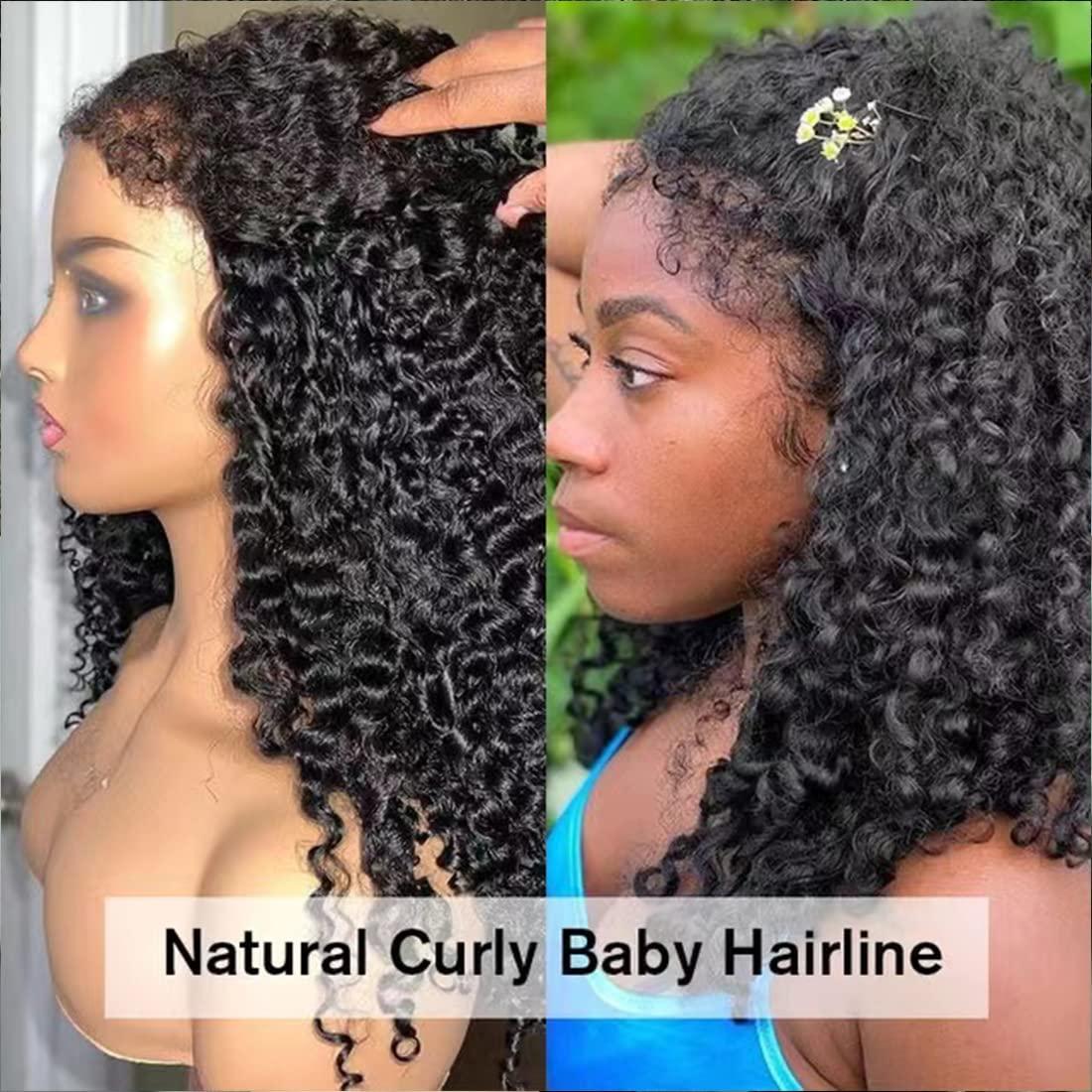 Brazilian Deep Wave 250% Density Lace Front Human Hair Wigs For Women  -Alipearl Hair