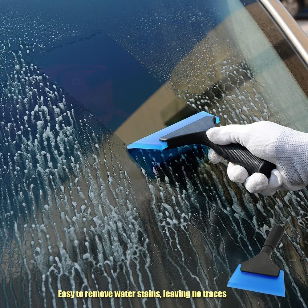 FOSHIO BlueMax Rubber Scraper Blade Window Glass Wash Cleaning Tint To
