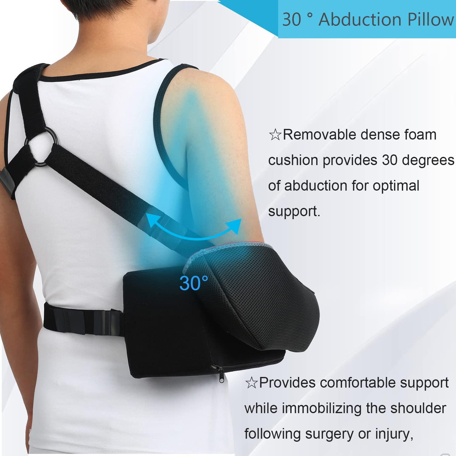 ITA-MED Super Arm Sling/Shoulder Immobilizer with Abduction Pillow