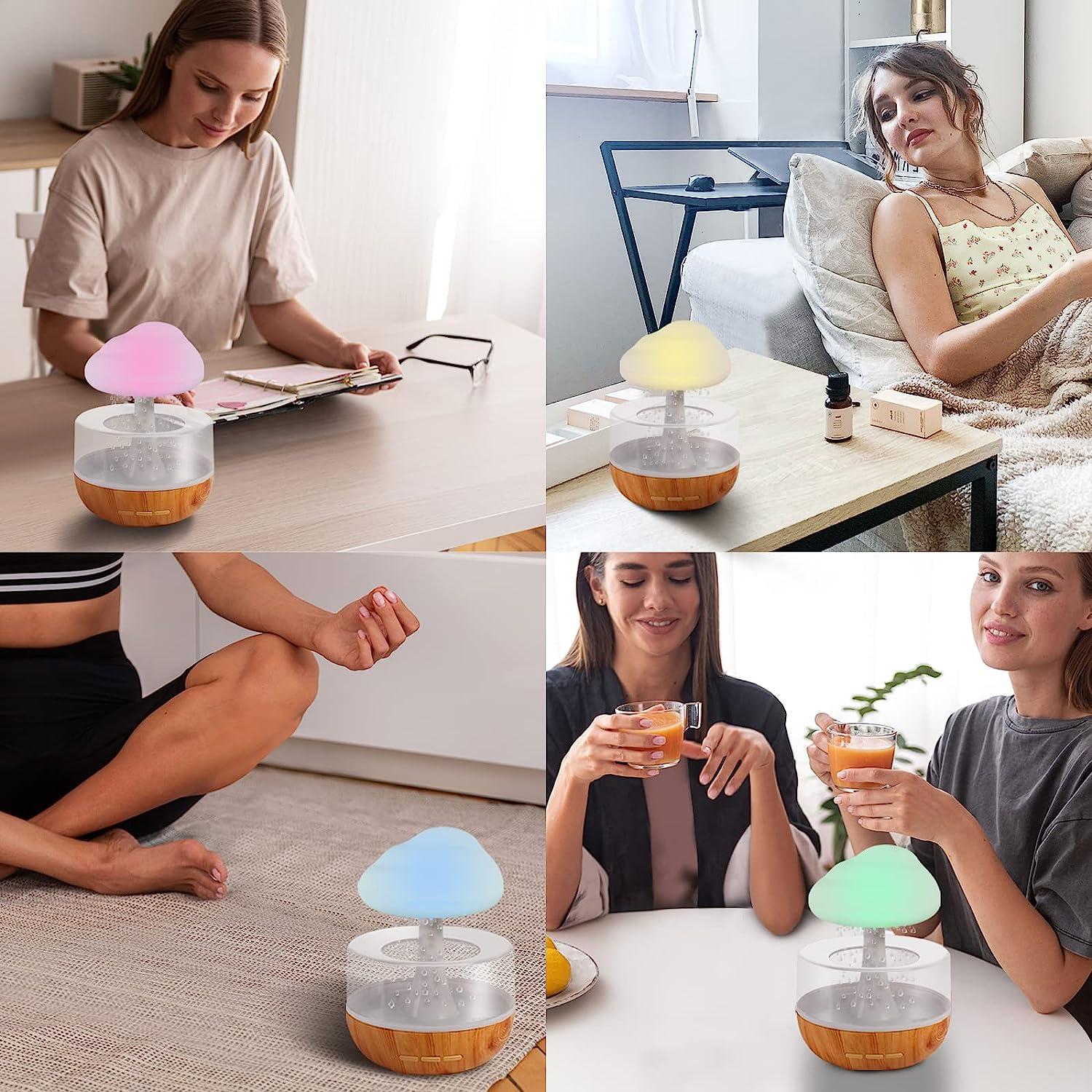 Rain Cloud Humidifier Night Light - Relaxation Aromatherapy