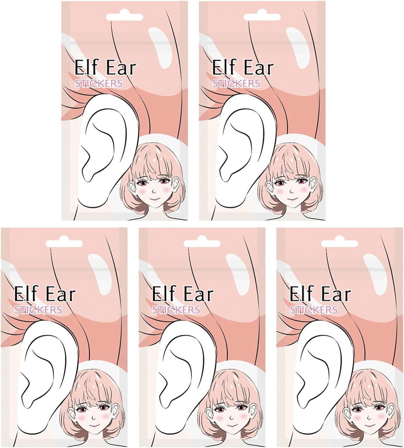 Cosmetic Ear Corrector - Pack Ear Supporters, Elf Ear Stickers