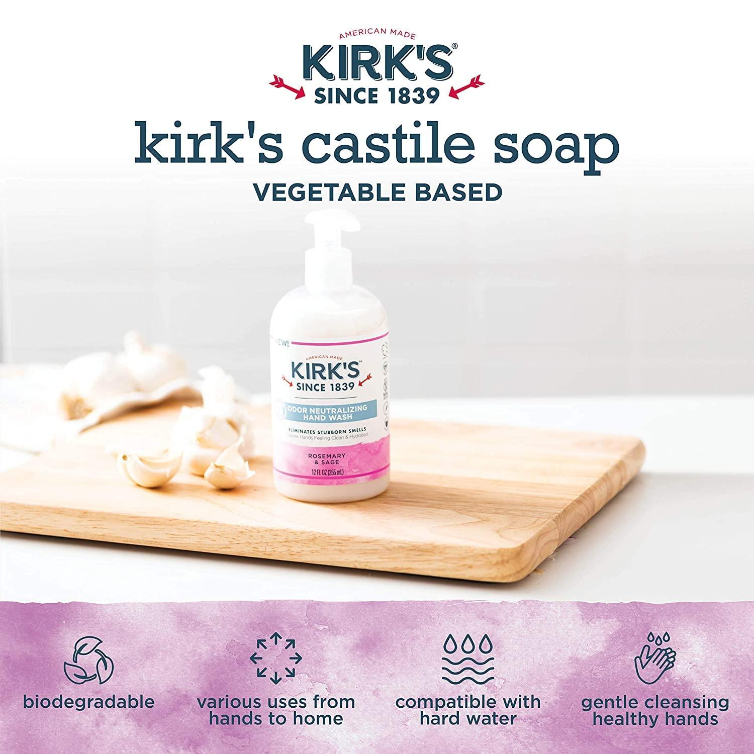 Kirk's Odor Neutralizing Liquid Hand Soap
