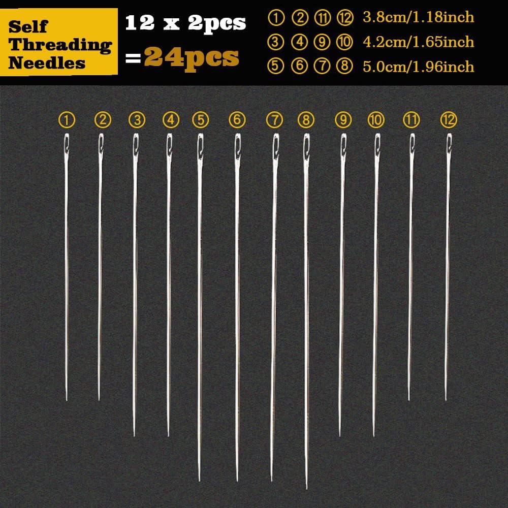 12 Self-threading Needles 