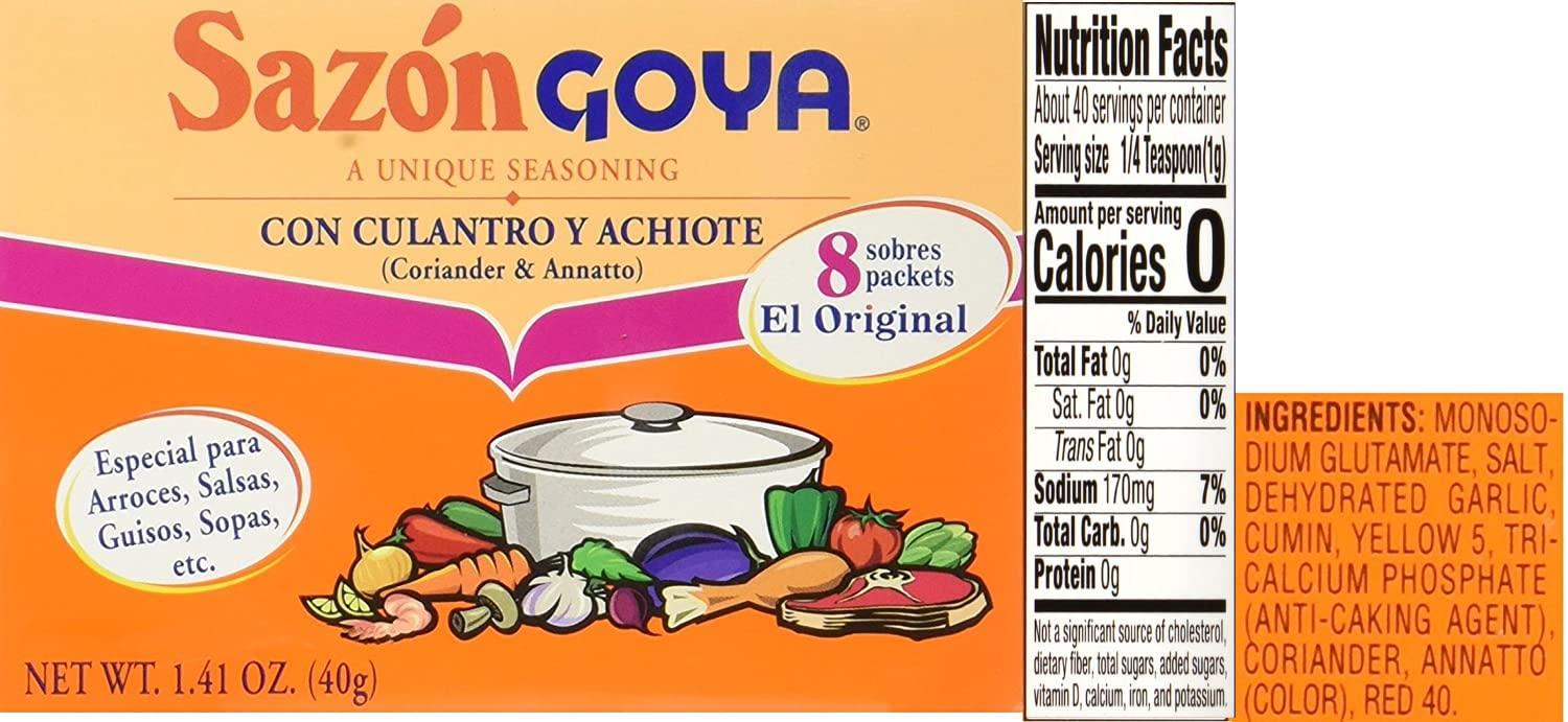 Goya Seasoning Variety EconoPak Bundle