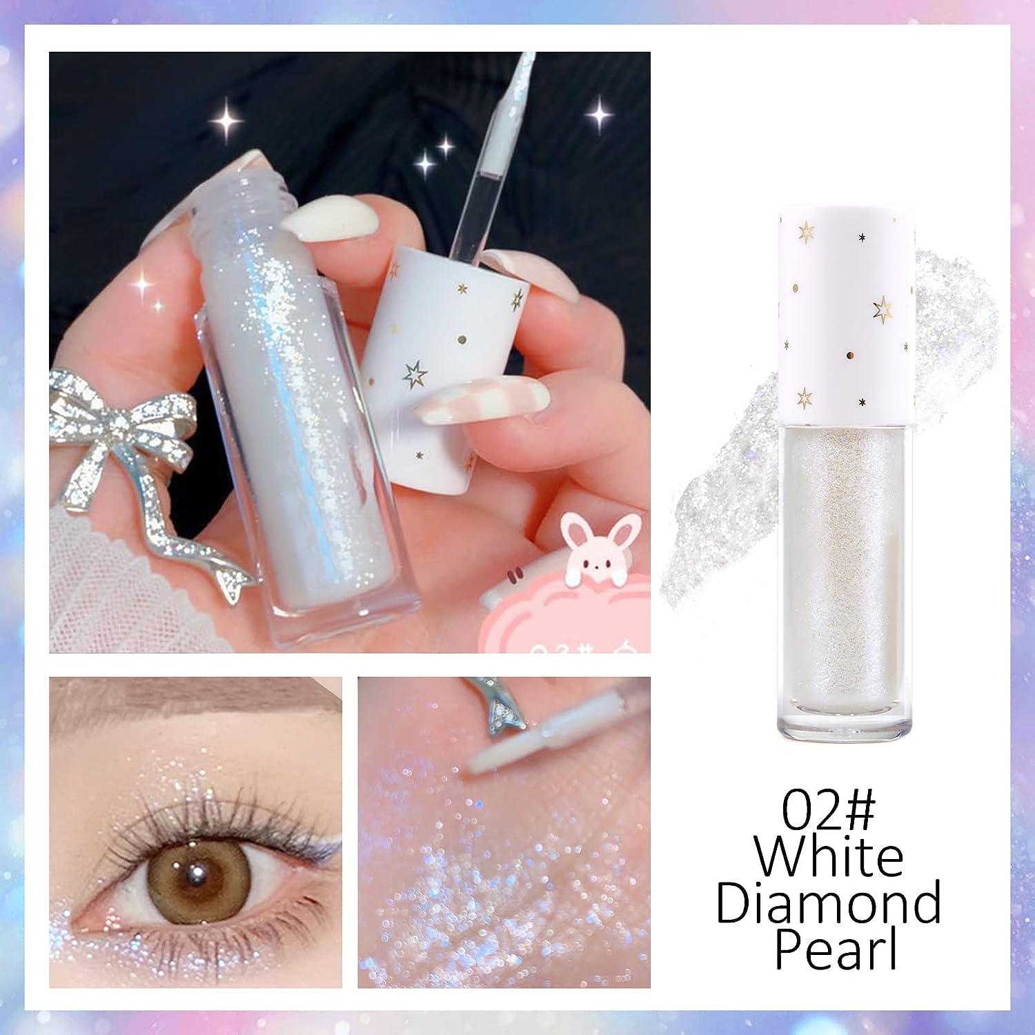 Erinde Liquid Glitter Eyeshadow Eyeliner Korean Makeup Tear Drop