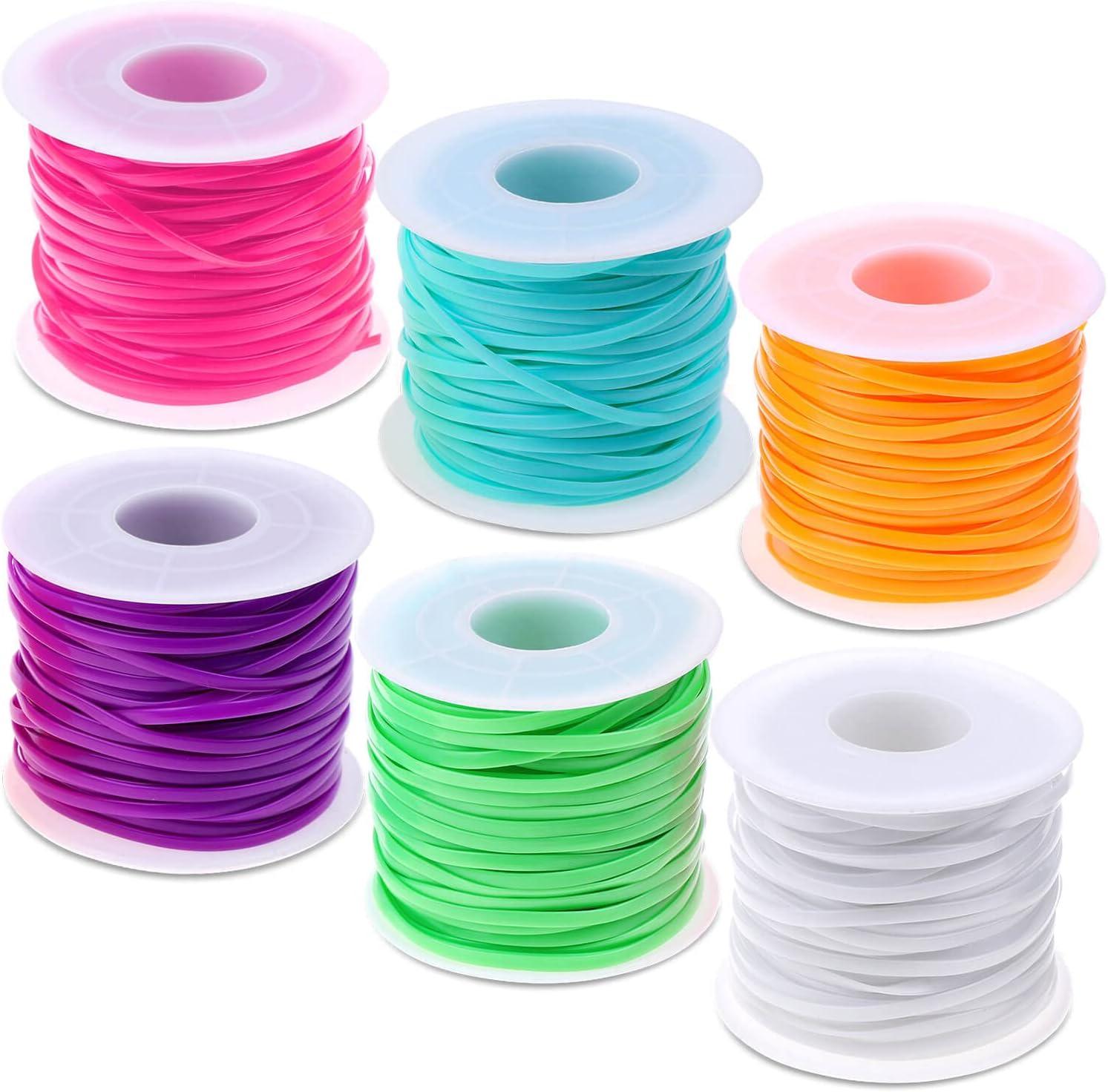 DIY 20 Colors Lanyard String Durable Non-toxic Plastic Lacing Cord for  Crafts Bracelet Lanyards Jewelry Making Women 