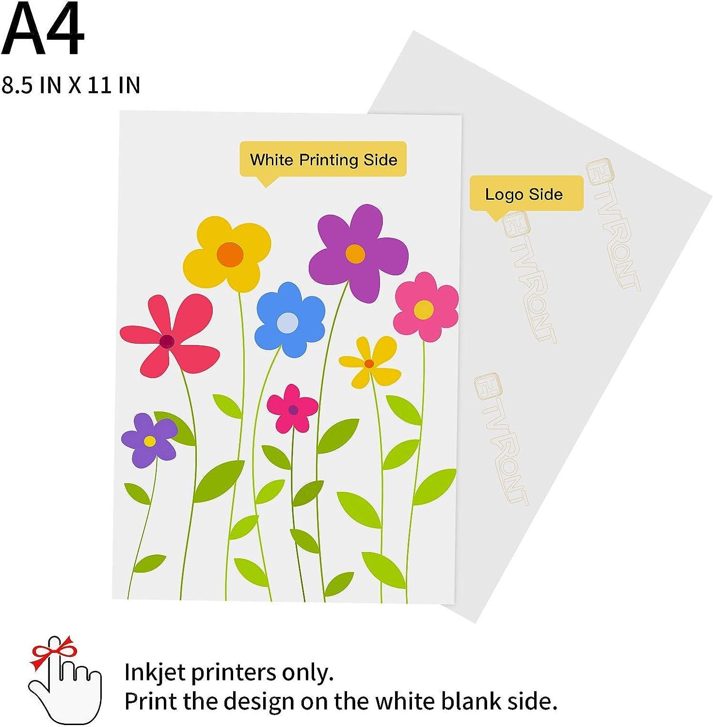 HeatnBond Inkjet Image Transfer Sheets 5 pk, Dark Colored Fabrics –