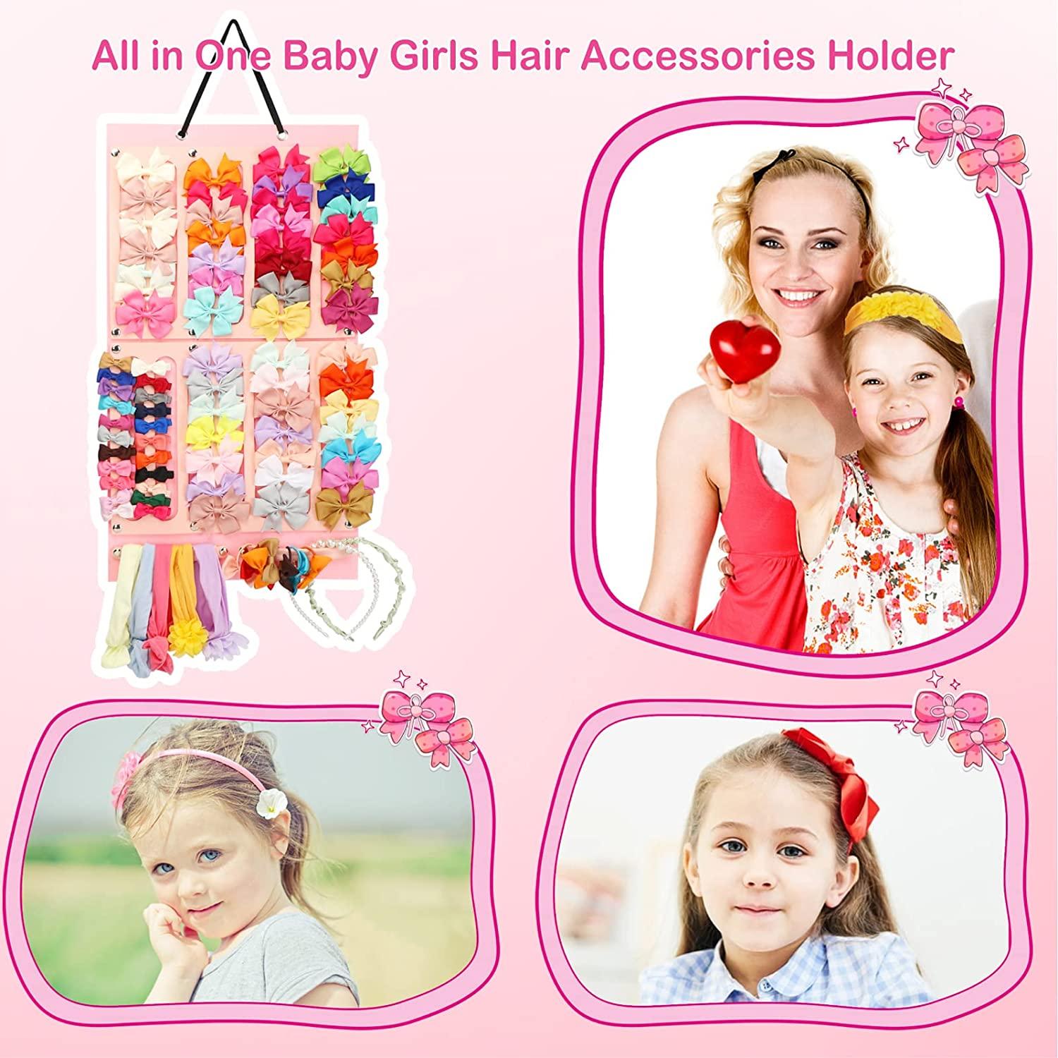 Baby Hair Bow Holder Large Capacity, Bow Organizer For Girls Hair