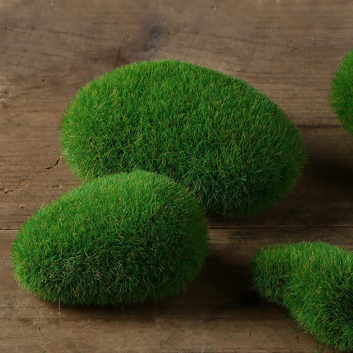 Green Moss Faux Decorative Ball (6 Set of 9) — ZENGENIUS, INC.