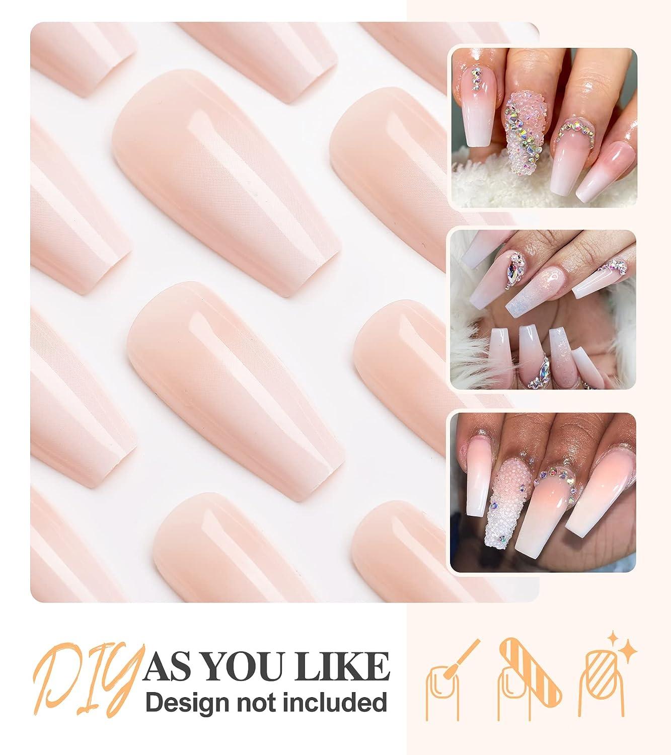 35 Coffin Acrylic Nails Designs To Sport In 2024 | Ombre acrylic nails, Coffin  shape nails, Pink acrylic nails
