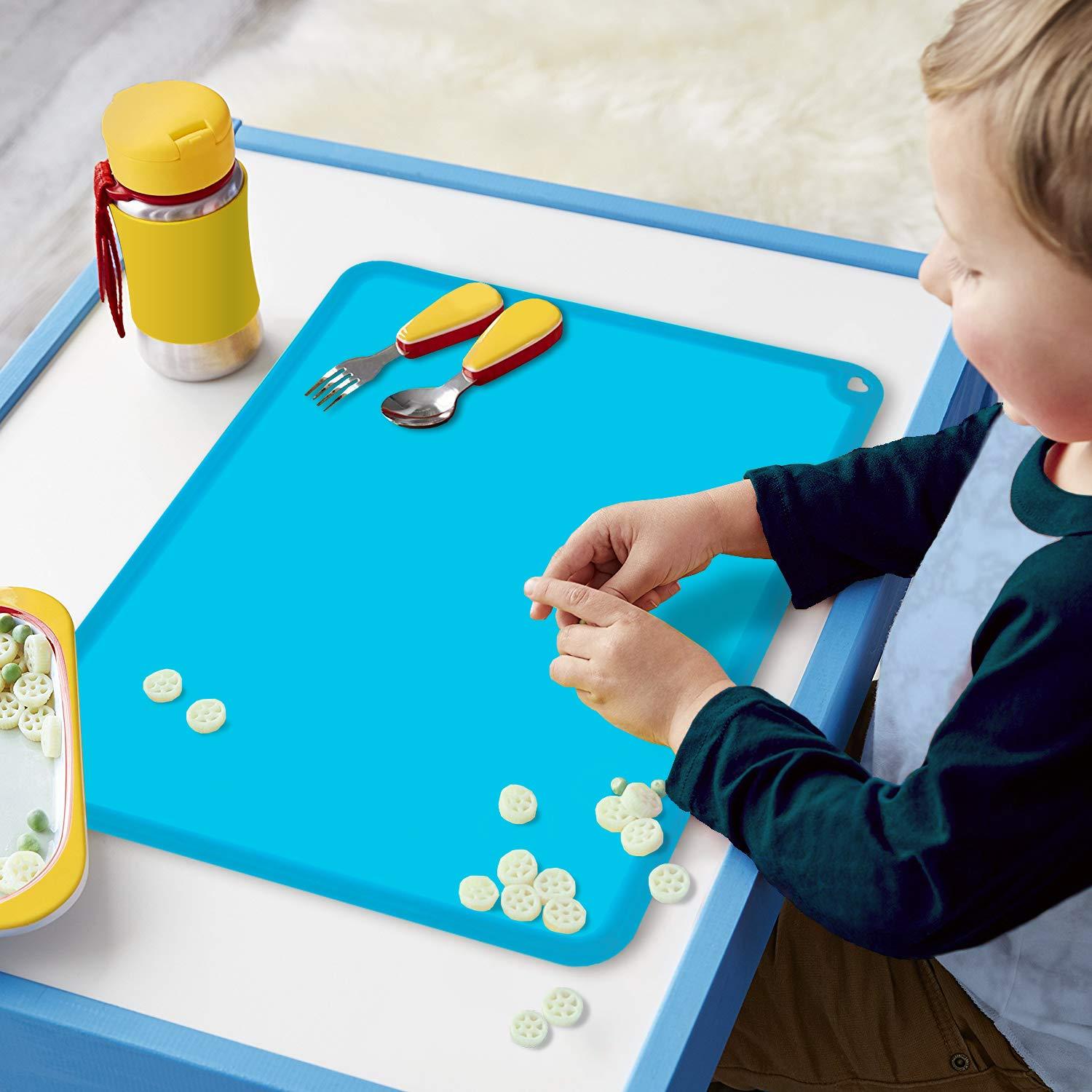 Table Mats Silicone Kids Placemats Toddler For Dining Non Slip