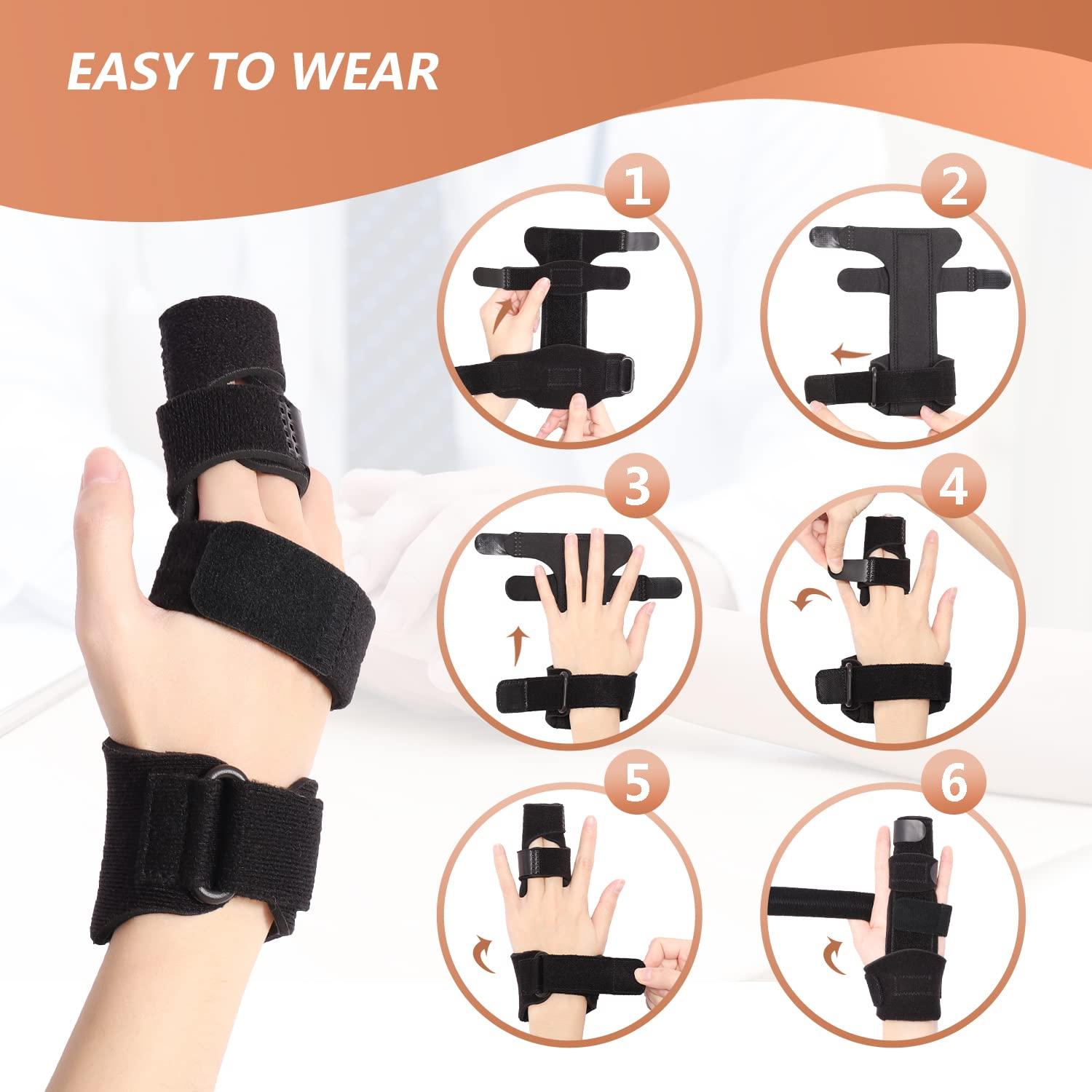 Two Finger Splint Brace – Contracture and Metacarpal Fracture Splint
