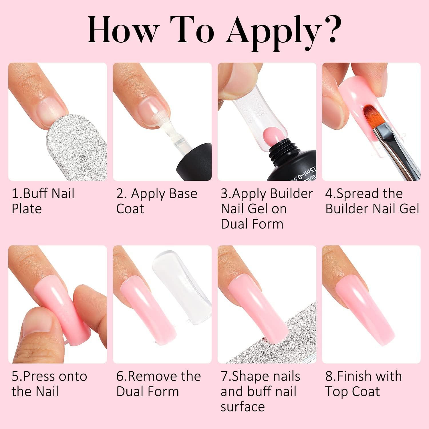 Effortless Gel Nail Extension Tips – Bubble