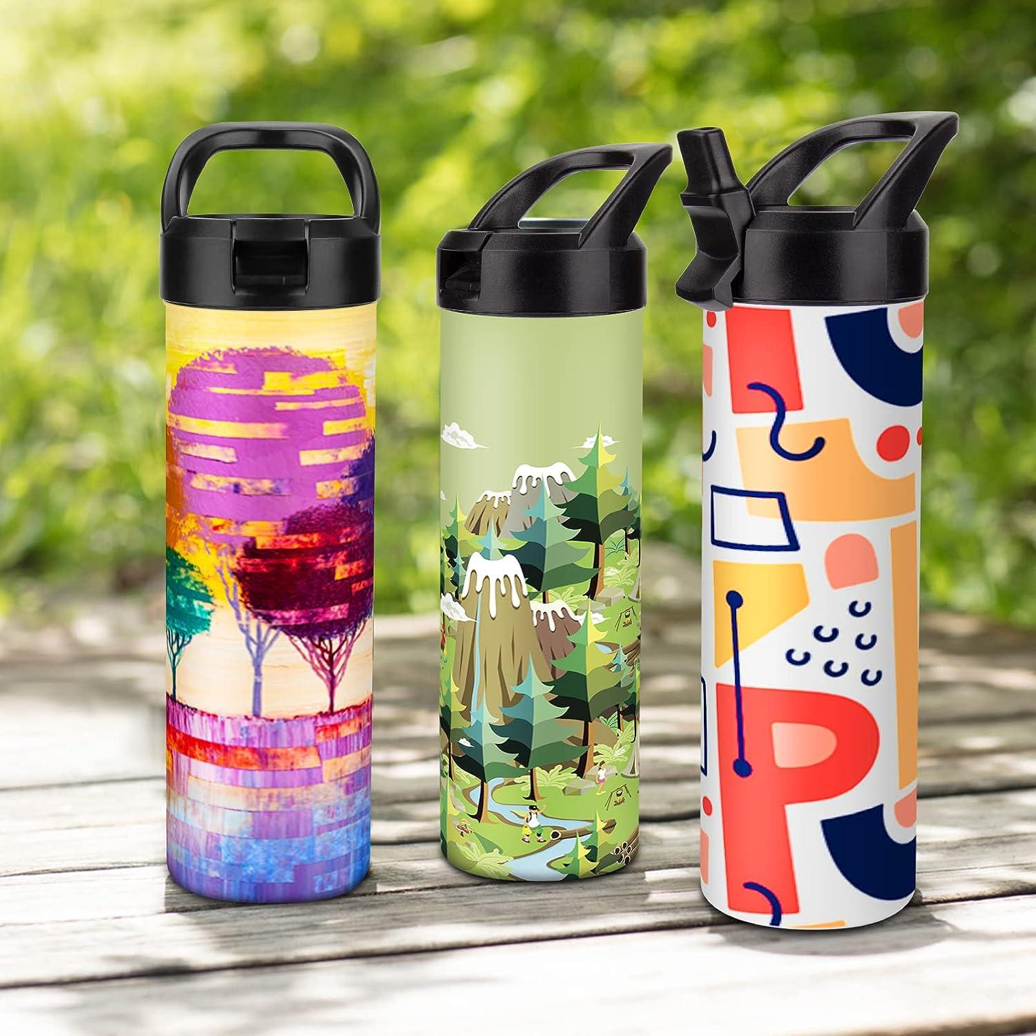 Cool Gear 3-Pack Modern Tumbler with Reusable Straw