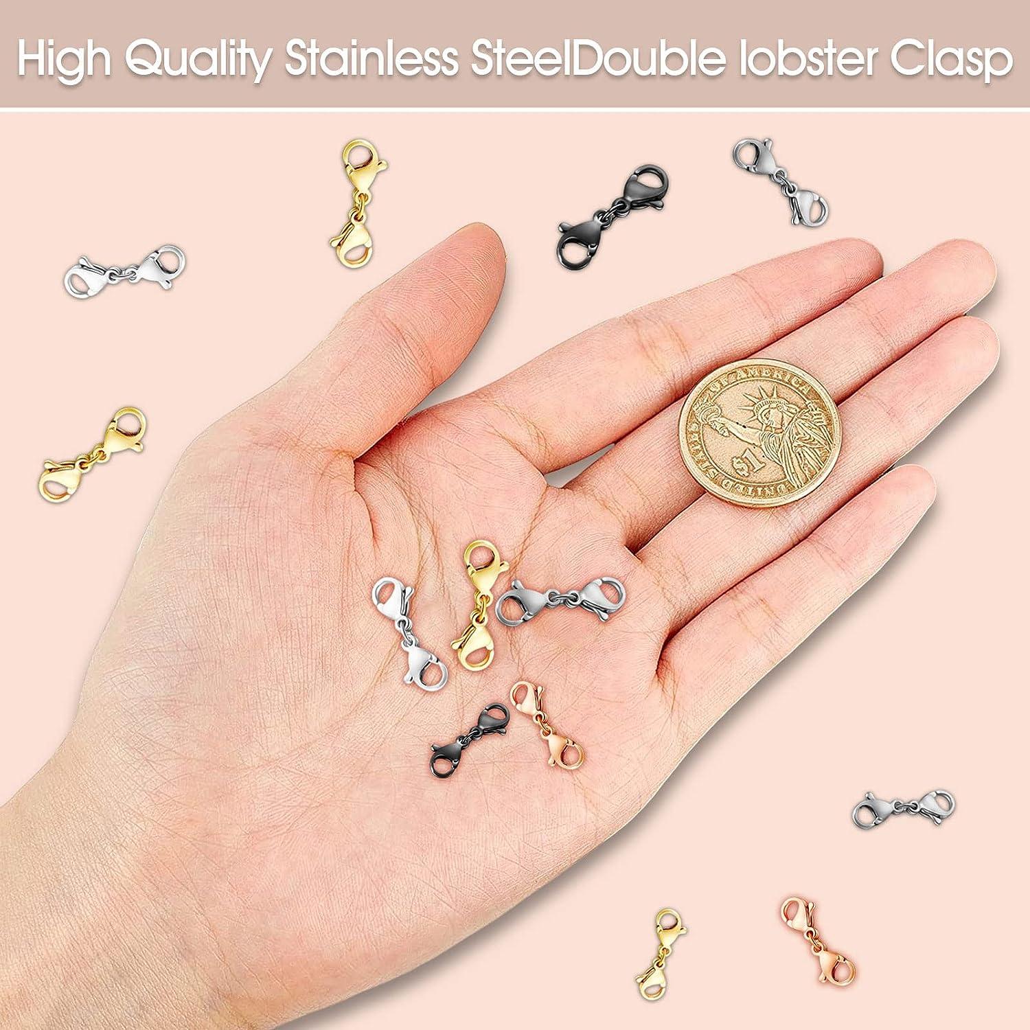 Medium Diamond Lobster Necklace Clasp - Pearl & Clasp