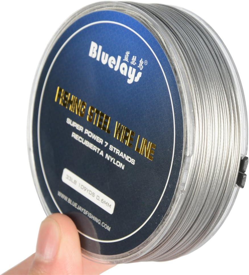 100M 33LB Fishing Steel Wire Fishing Lines max Power 7 Strands