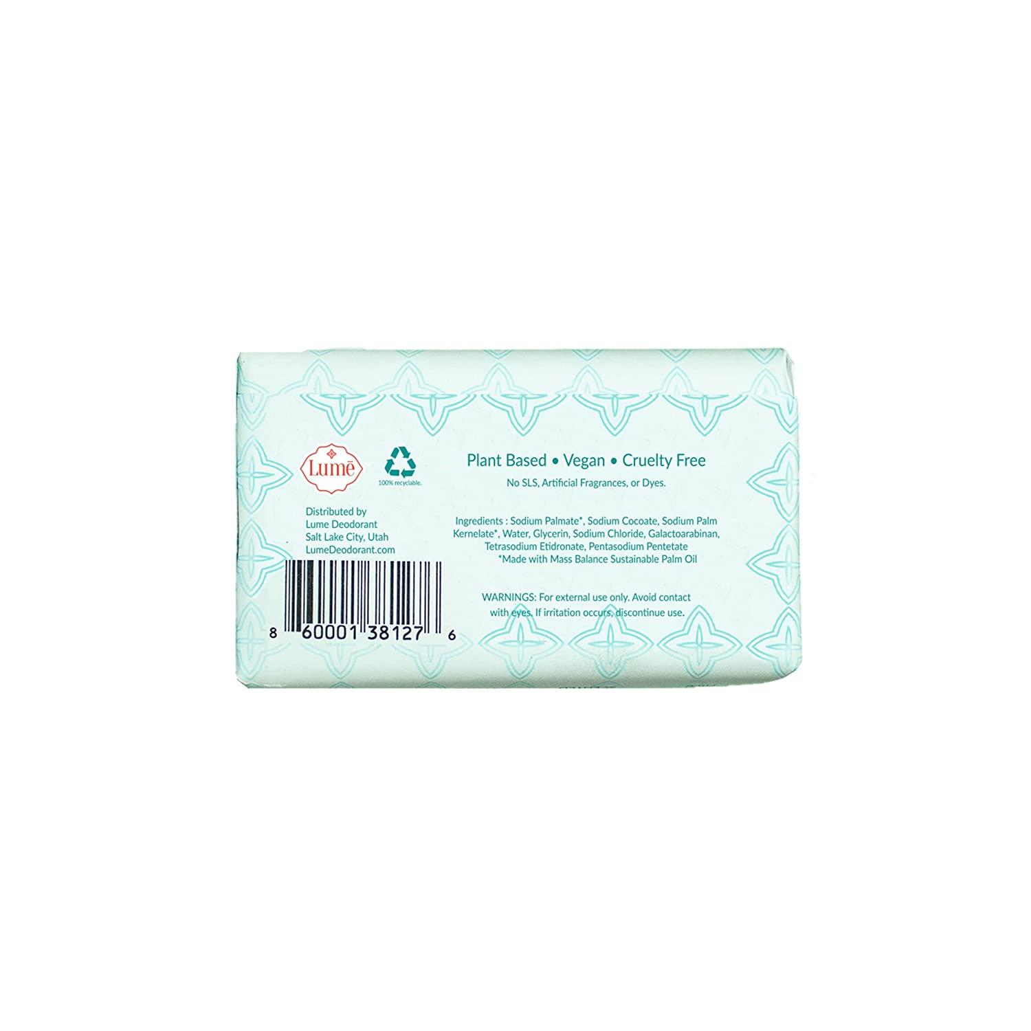 Unscented, Soap Bar, Lume Deodorant