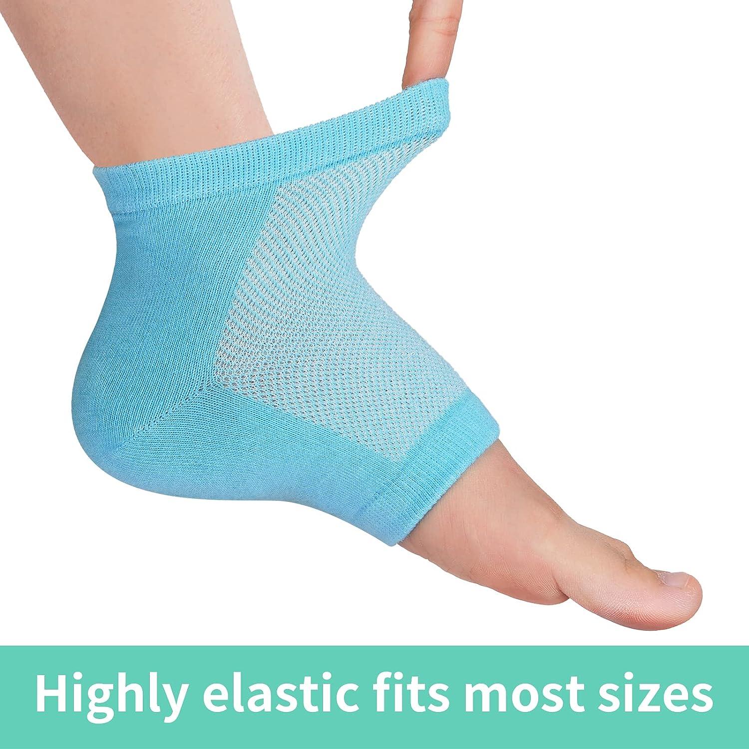 Moisturizing Socks, Long Silicone Socks, Aloe Socks, Soft Gel Socks, Women  Foot Spa Pedicure Socks for Repairing Cracked Heel, Dry Feet, Softening  Calluses, Rough Skin