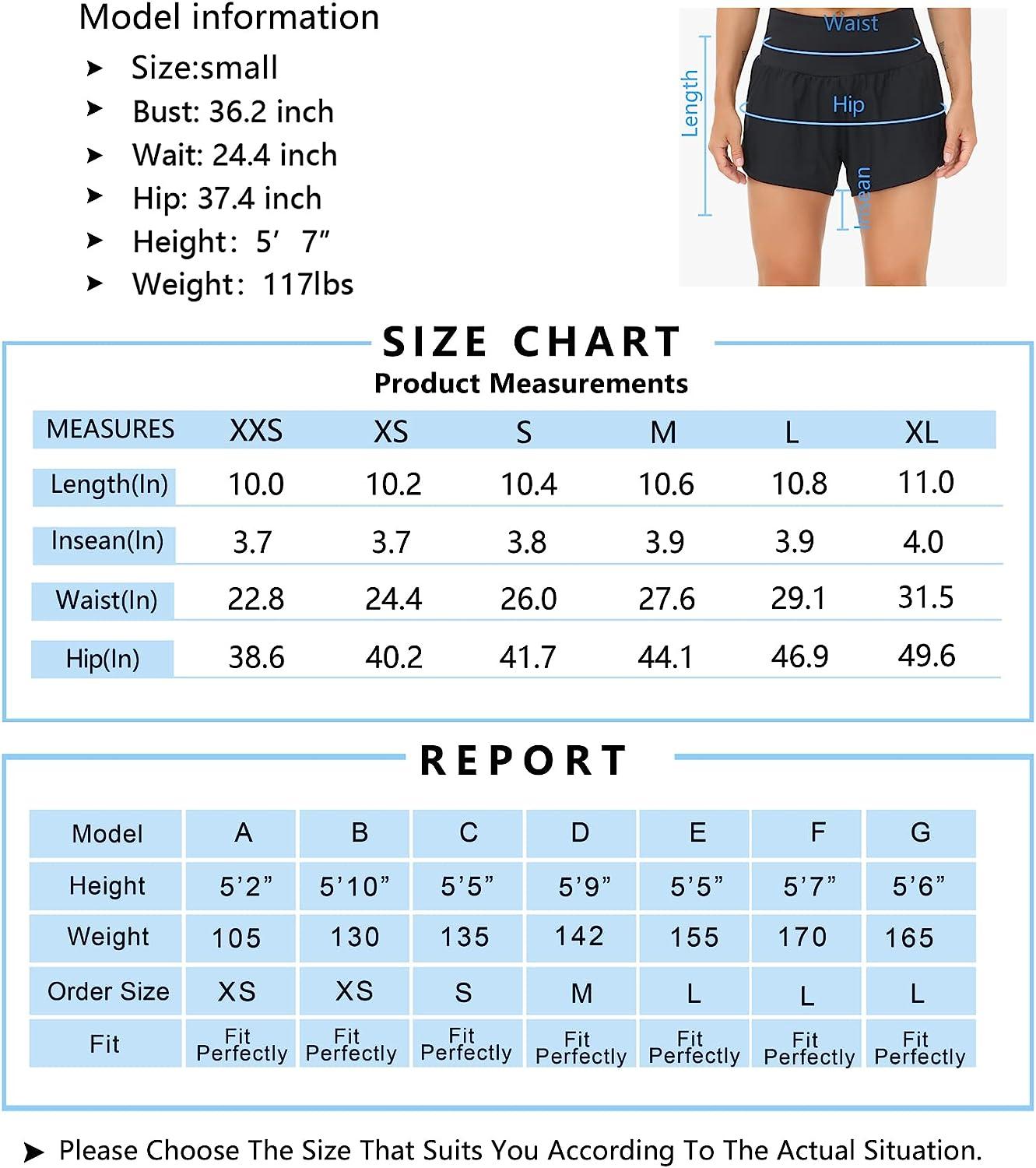 THE GYM PEOPLE Womens High Waisted Running Shorts Quick Dry Athletic  Workout Shorts with Mesh Liner Zipper Pockets Black Medium