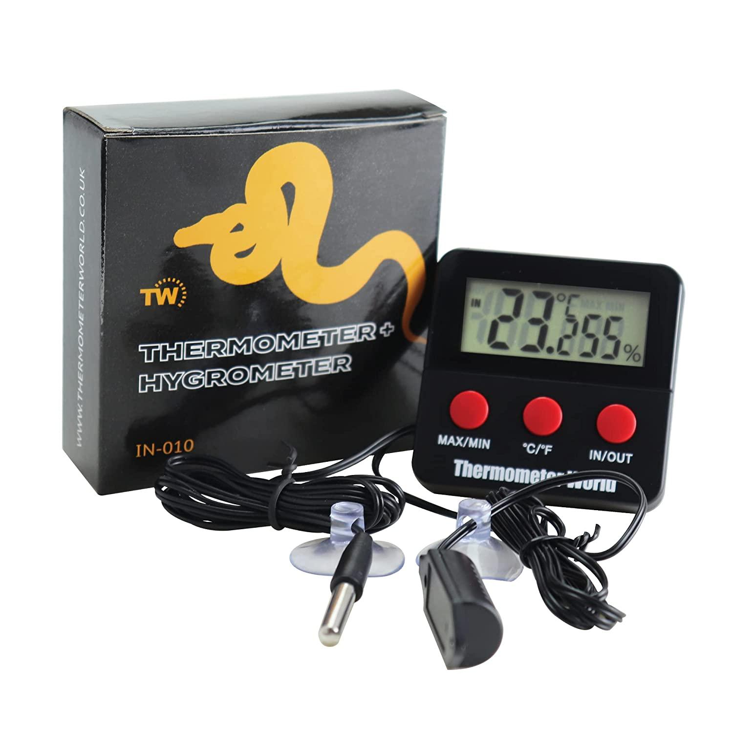 Reptile Terrarium Thermometers and Hygrometers