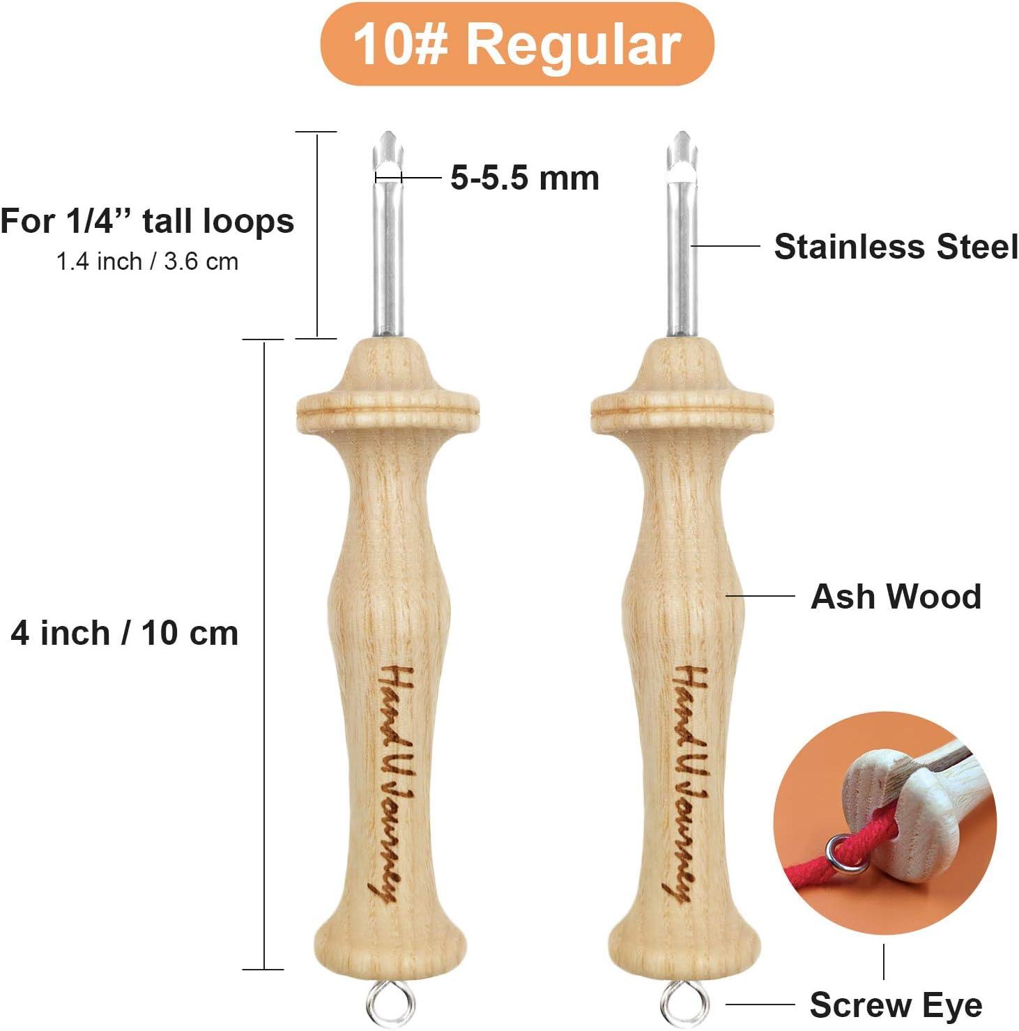 Rug Hooking Tool : Wooden Handle