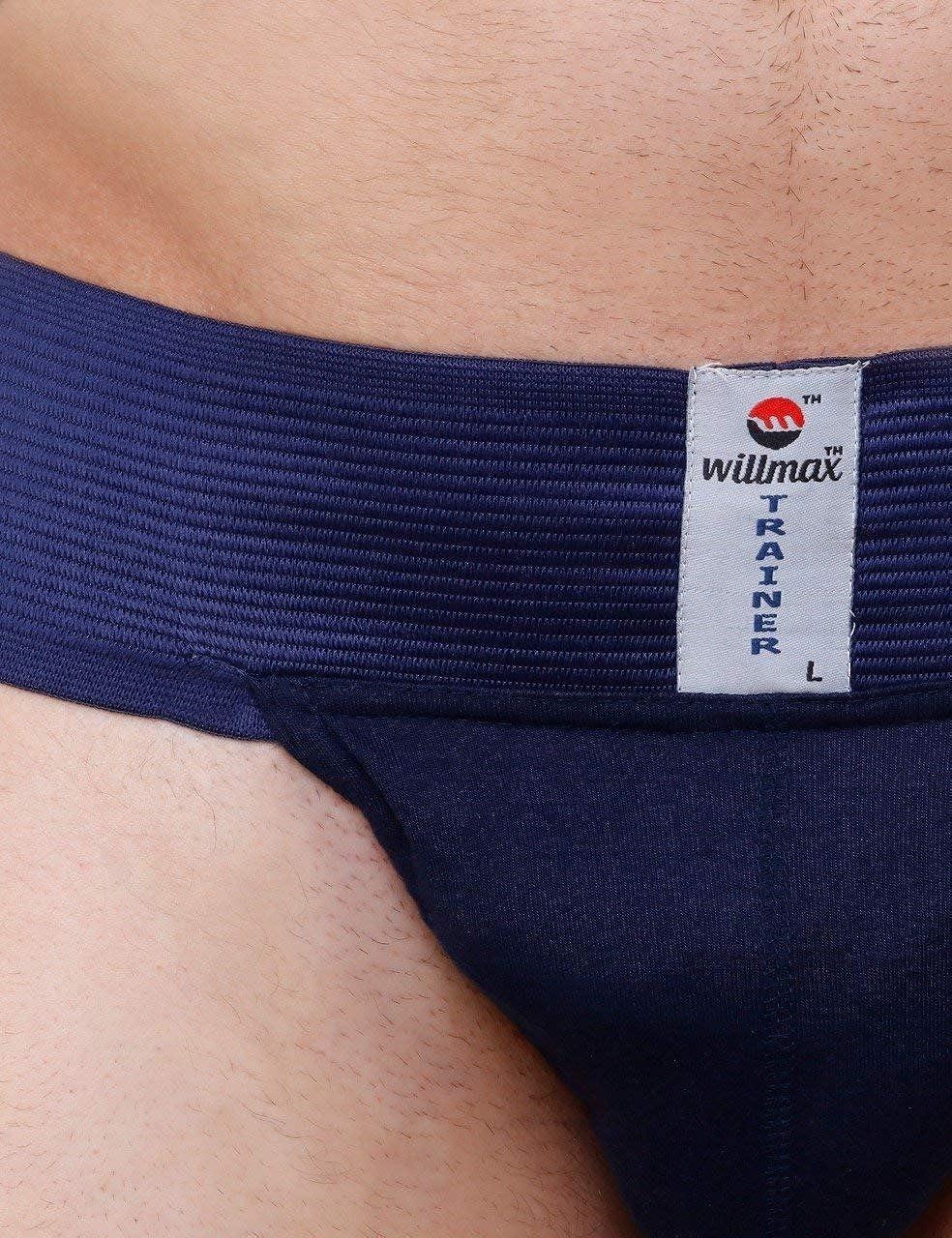 Buy VELLORA® Gym Cotton Supporter Back Covered with Cup Pocket