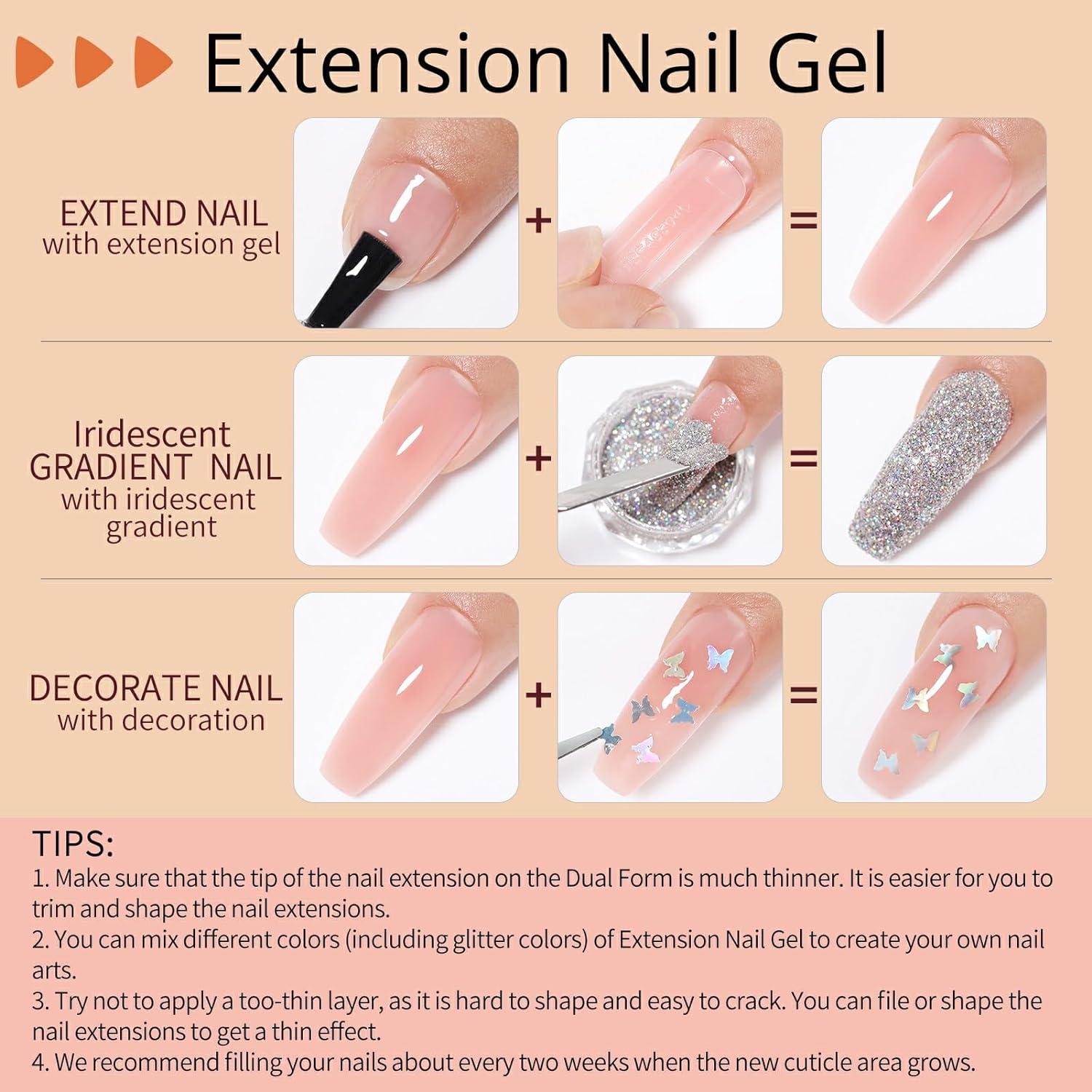 Buy The NailzStation press on fake artificial designer nails extension (12  nails) with glue manicure kit for women (Lavender Floral) Online at Low  Prices in India - Amazon.in