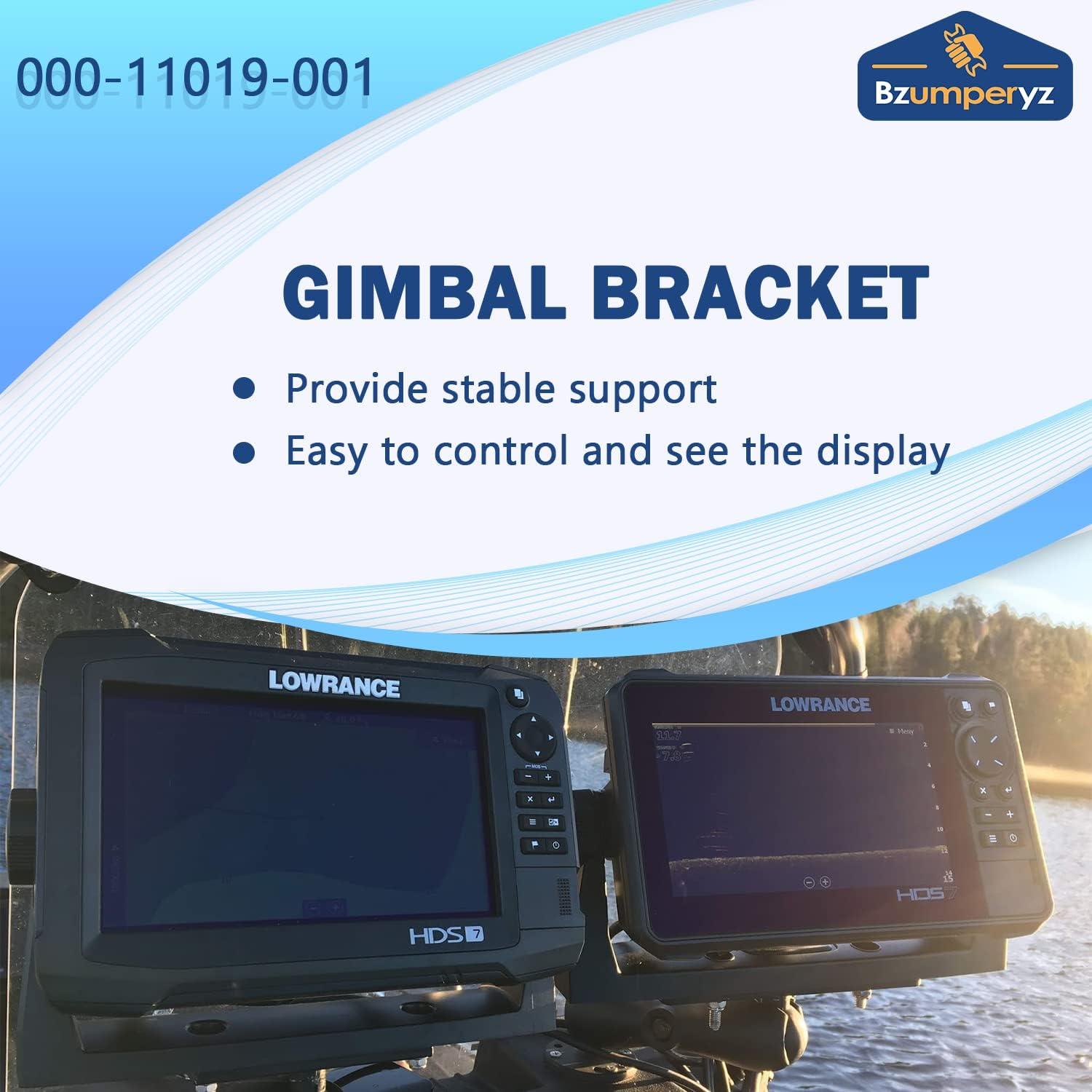 000-11019-001 Gimbal Bracket Mounting Bracket with Knobs for Lowrance HDS-7  Touchscreen Models HDS Gen3 HDS Gen2 Touch Elite and Hook 7