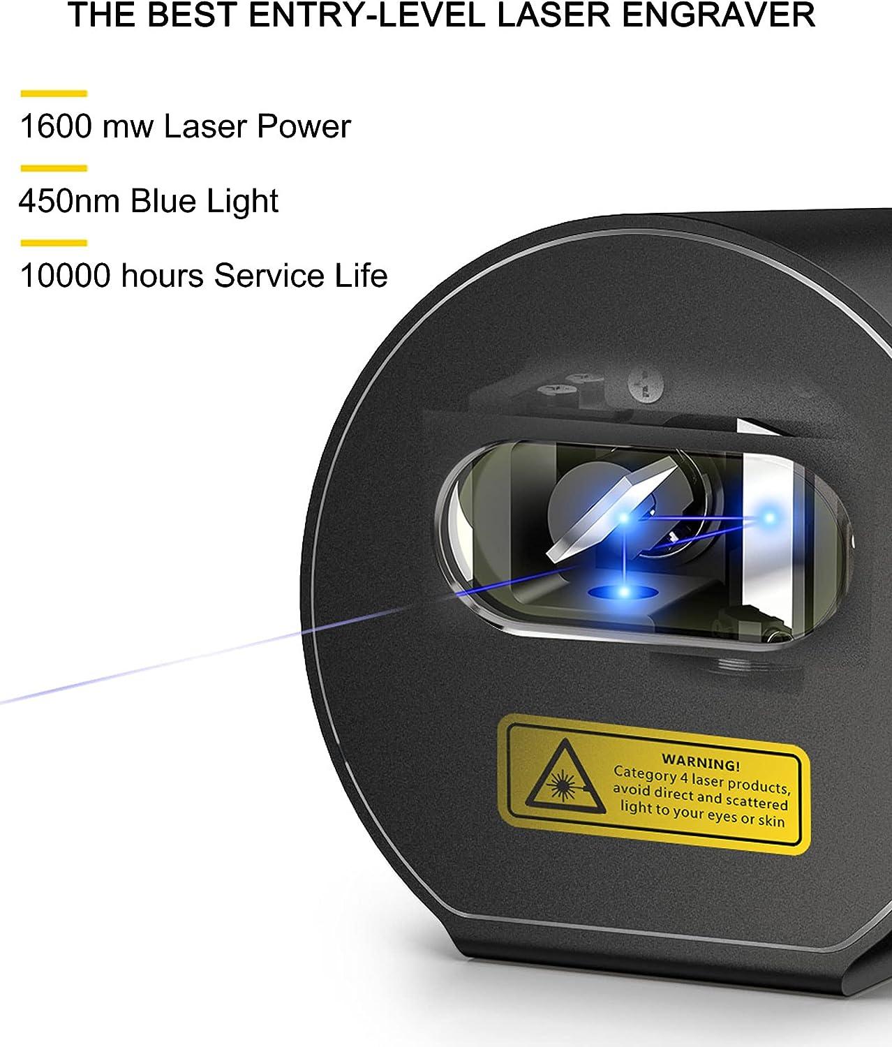 LaserPecker L1 Laser Engraver, Mini Engraving Machine Portable Laser  Etcher, Compressed Spot High Prec…