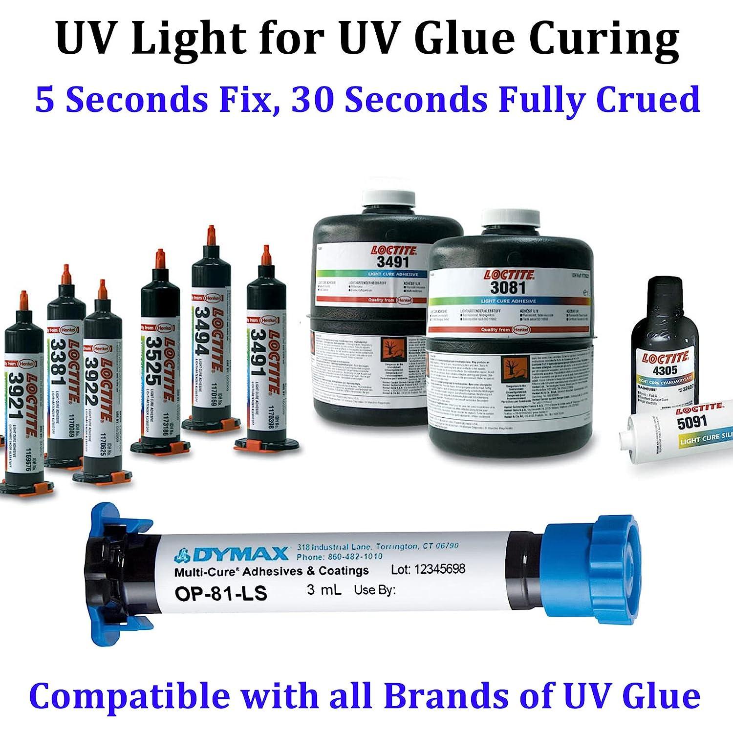  I0DO UV Light for Resin/Glue,UV Glue Curing Lamp,UV Lamp for  Resin Fast Curing 6W USB 5V with Timer : Beauty & Personal Care