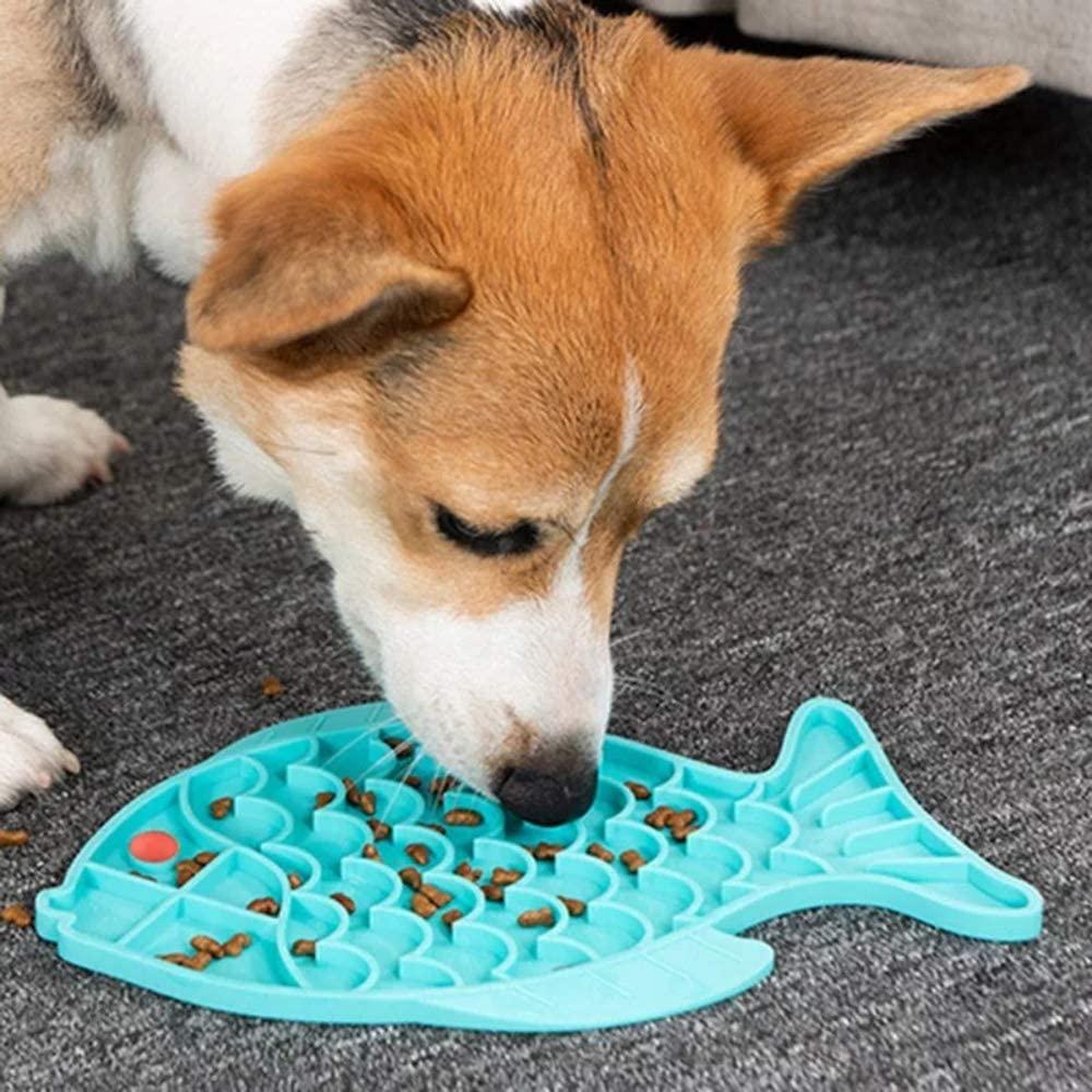 ZIMFANQI Lick Mat for Dogs Slow Feeder Dog Bowls Licking Mat