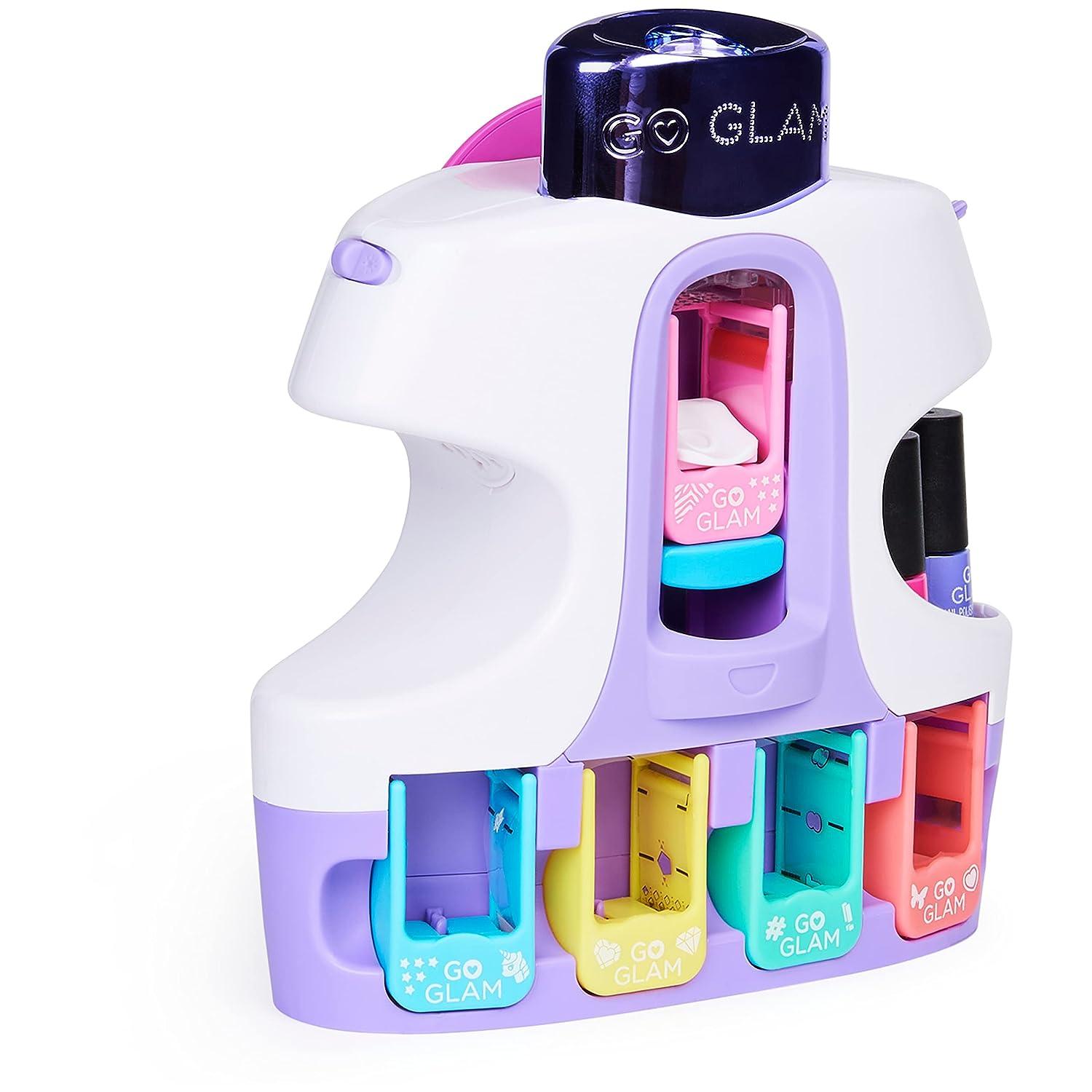 Cool Maker, GO GLAM U-nique Nail Salon with Portable Stamper, 5 Design Pods  and Dryer, Nail Kit Kids Toys for Ages 8 and up