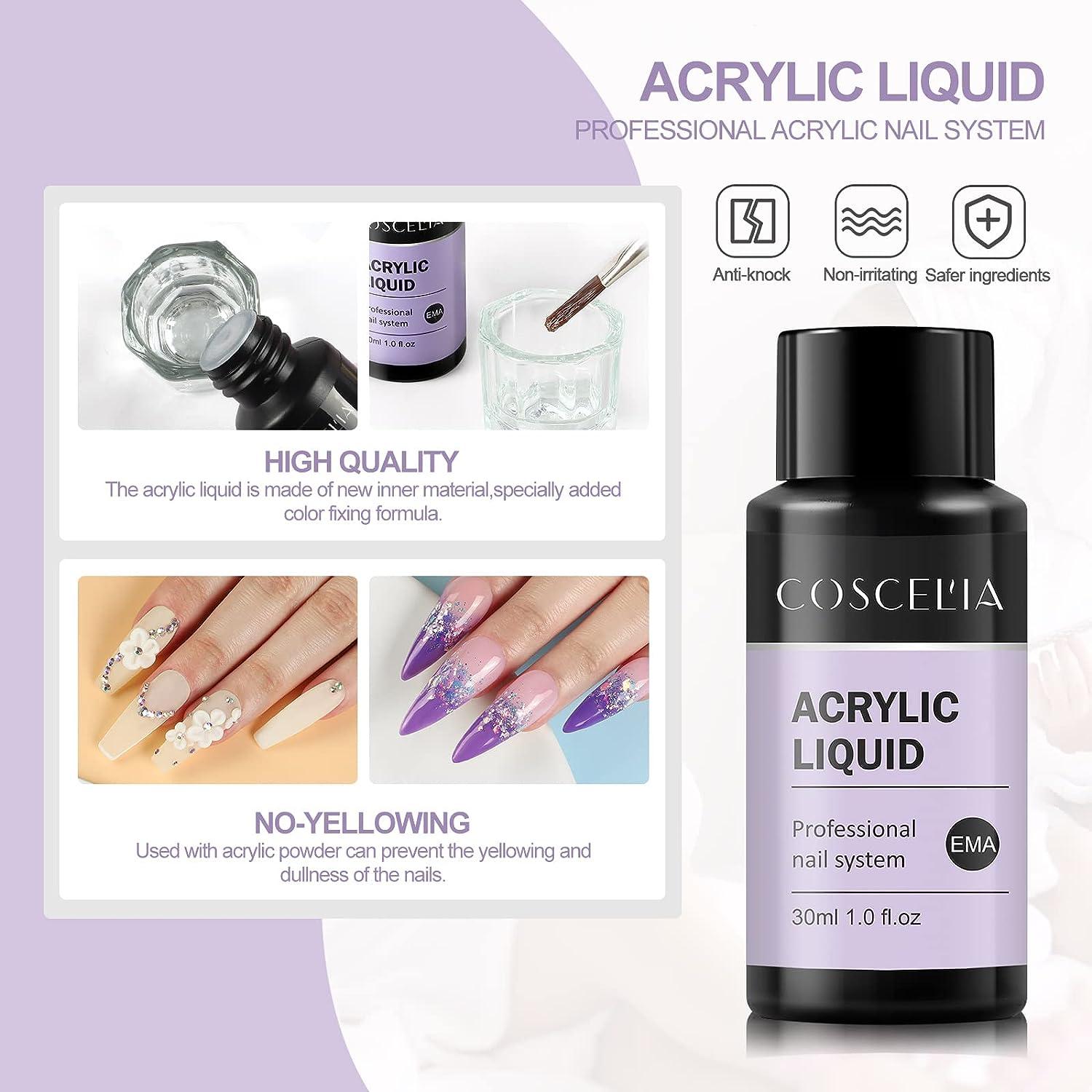 Acrylic Nail Kit for Beginners with Everything Nails Kit Acrylic