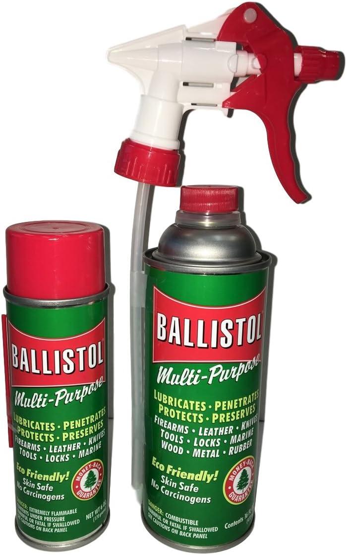 Ballistol 16 oz Multi-Purpose Oil Lubricant Cleaner Protectant and 6oz