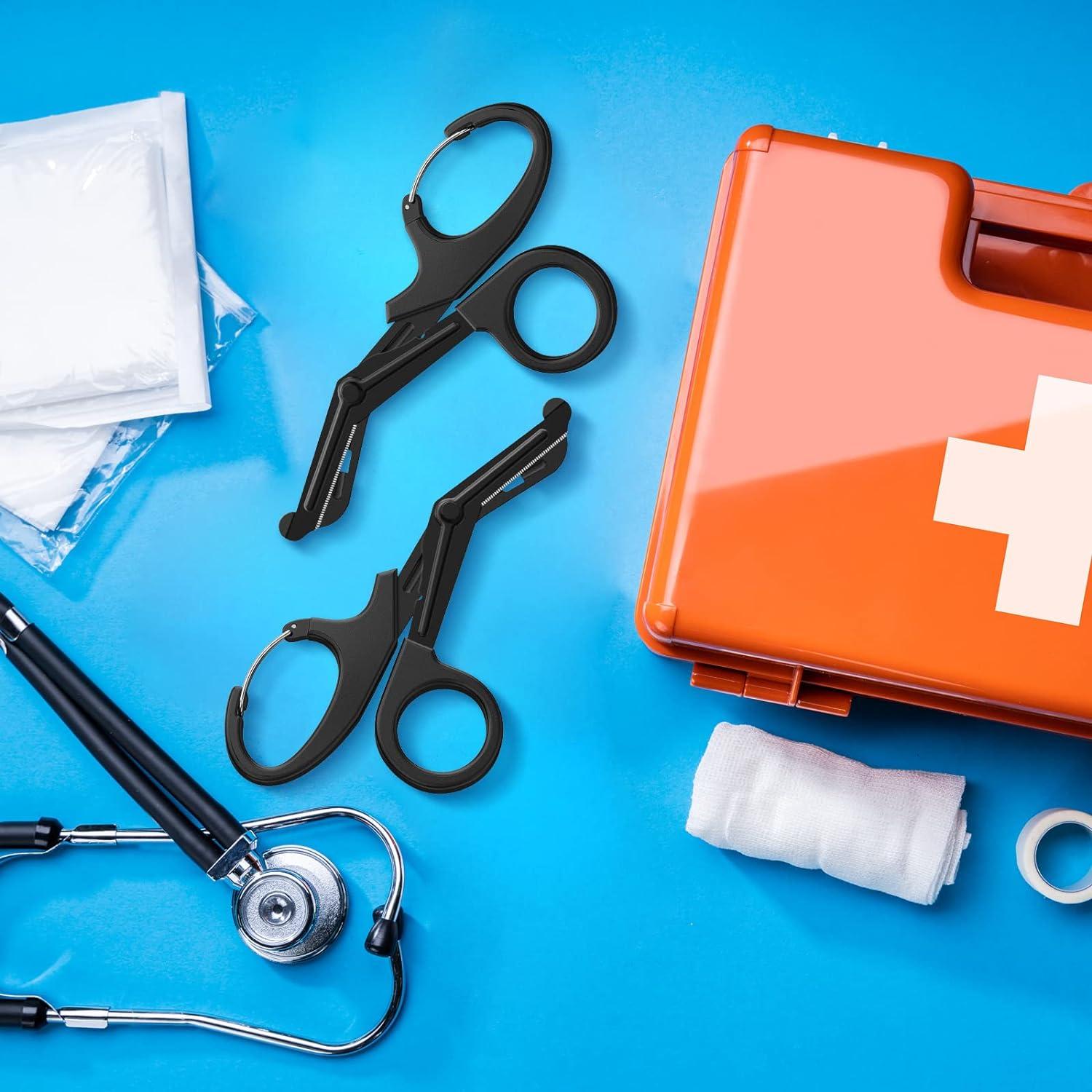 Trauma Shears, Medical Scissors 3-Pack, Premium Bandage Scissors for  Nurses, 7.5 Nursing Scissors, Surgical Scissors, Nurse Scissors, Emergency  First