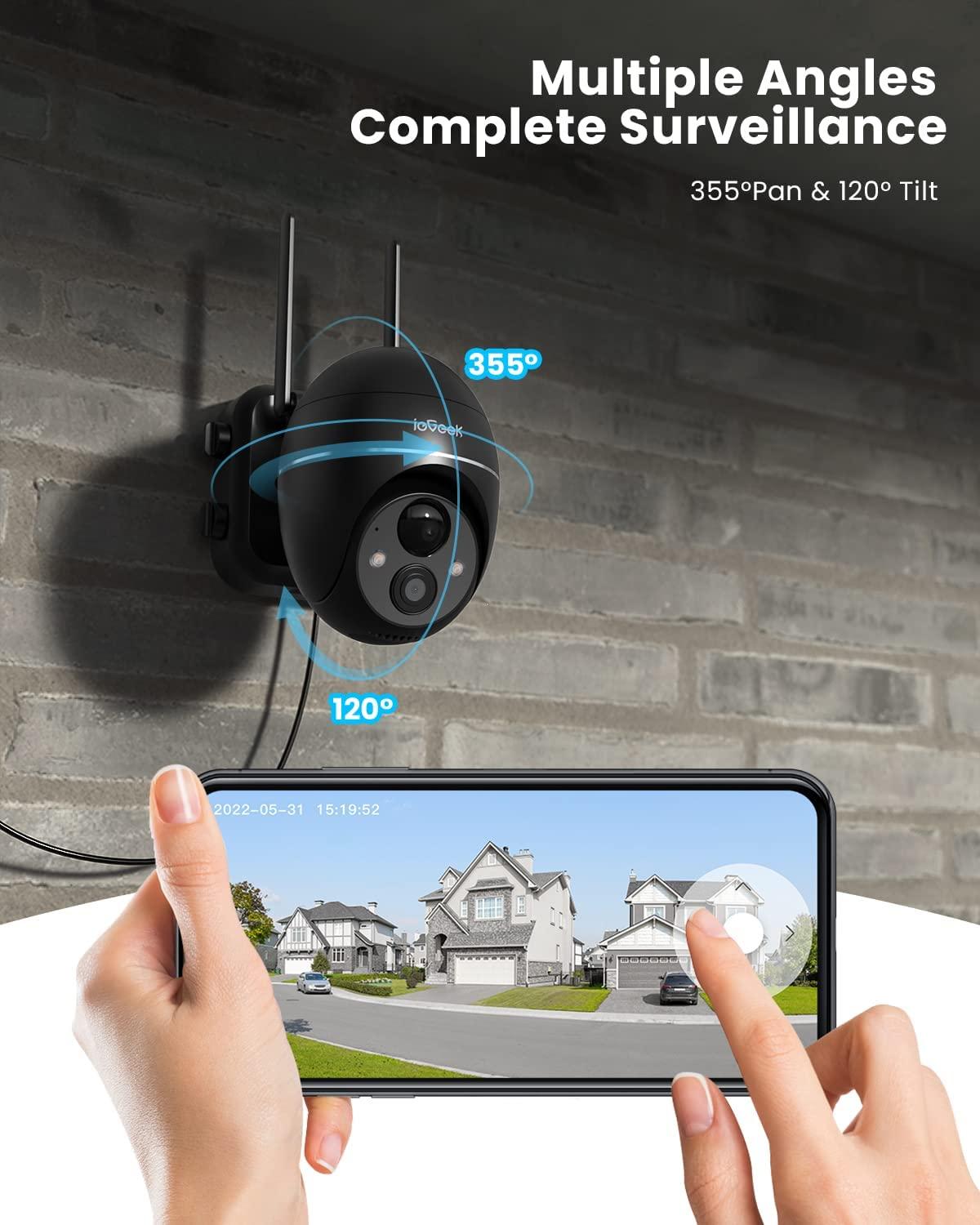 Outdoor Wireless Security Camera Spotlight System