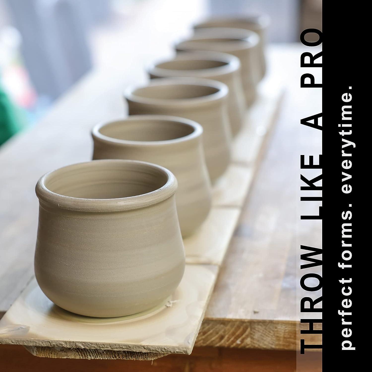 7 Pieces Pottery Tools Pottery Foot Shaper Tools Pottery Trimming Tools  Pottery Profile Rib Bundle Foot Shaper for Pottery Ceramics for Carving  Clay