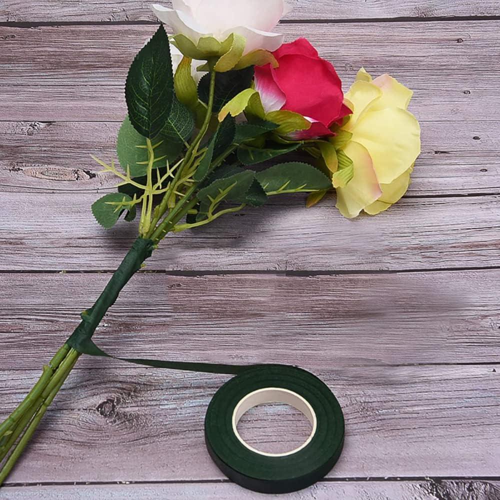 SONGZIMING Floral Arrangement Kit with Green Floral Tape, 22 Gauge Floral  Wire Stems, 26 Gauge Paddle Floral Wire and Floral Wir
