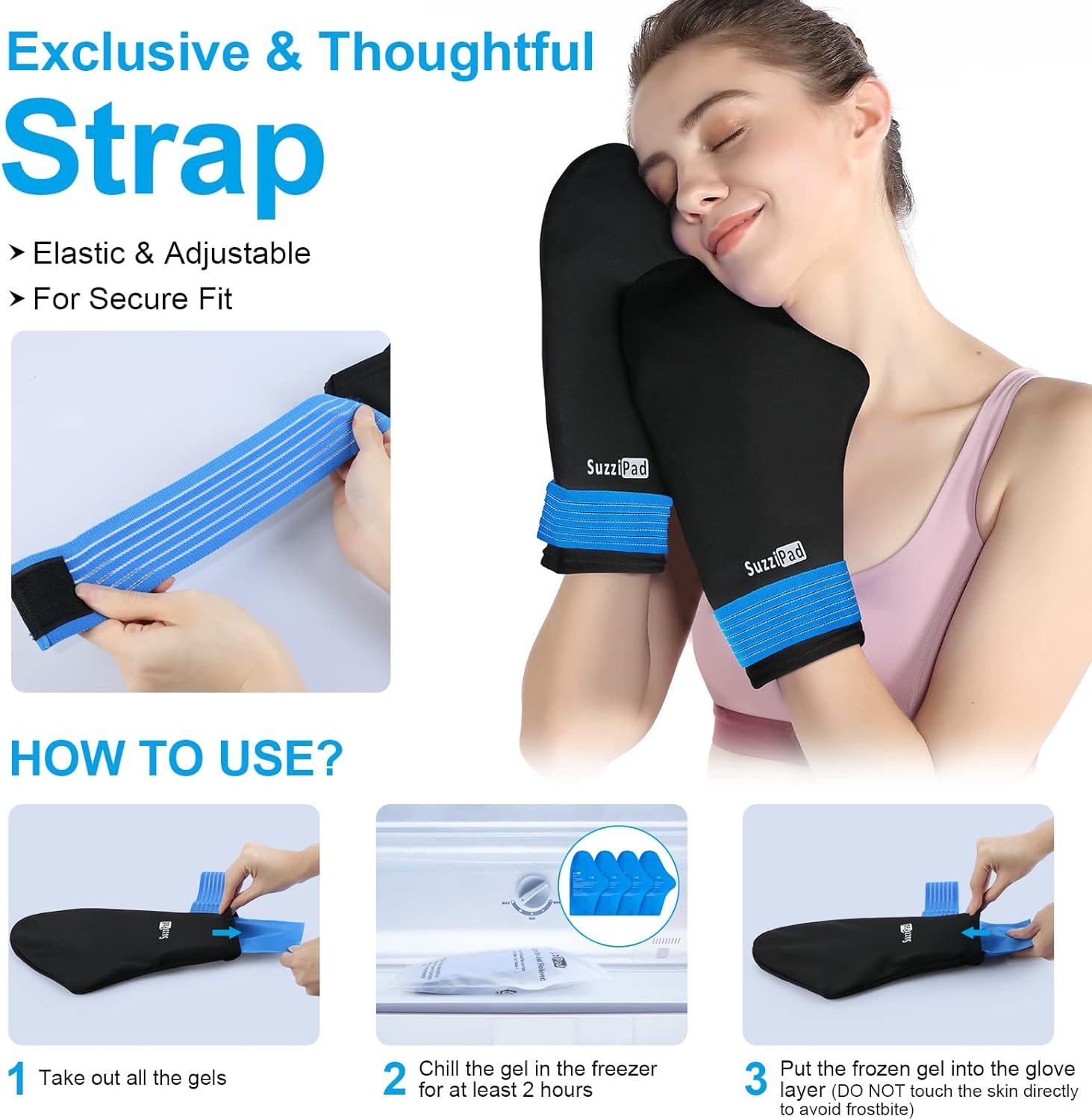 SuzziPad Cold Therapy Socks & Hand Ice Pack Cold Gloves for Chemotherapy  Neuropathy, Chemo Care Package for Women and Men, Ideal for Plantar  Fasciitis, Carpal Tunnel, Arthritis Hand Pain Relief, M/L : Health &  Household 