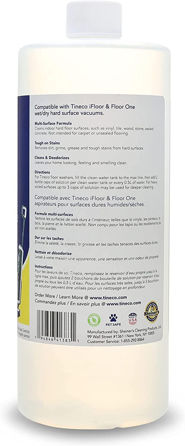 Tineco Multi-Surface Cleaning Solution 32Fl oz (0.95L) for Floor Cleaners,  Citrus 9FWWS100700