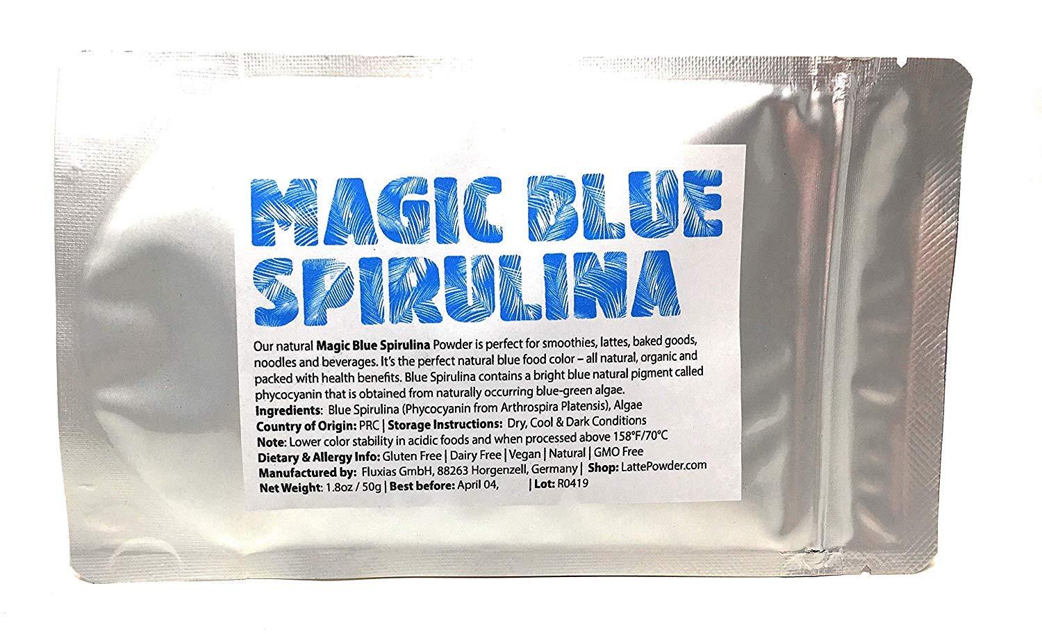 OliveNation Natural Food Coloring, Blue (Spirulina) 4 fl oz