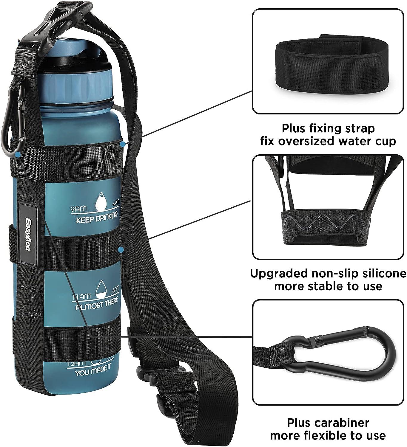 EasyAcc Water Bottle Handle Shoulder Strap, for 12oz - 64 oz Hydro