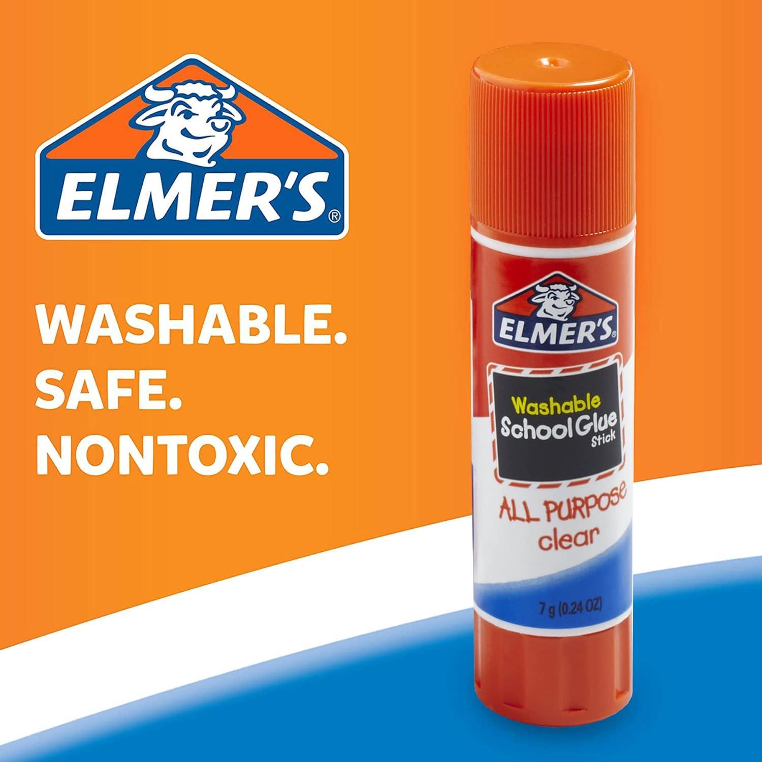  Elmer's washable clear glue 4 count