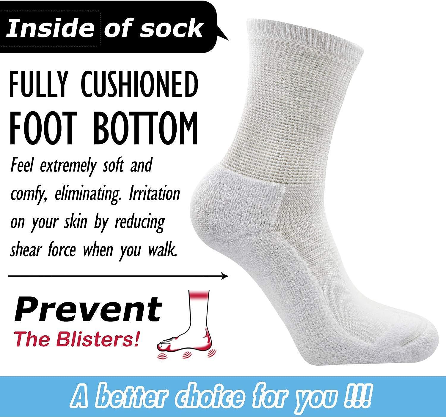  Busy Socks Soft Non-binding Top Diabetic Socks for