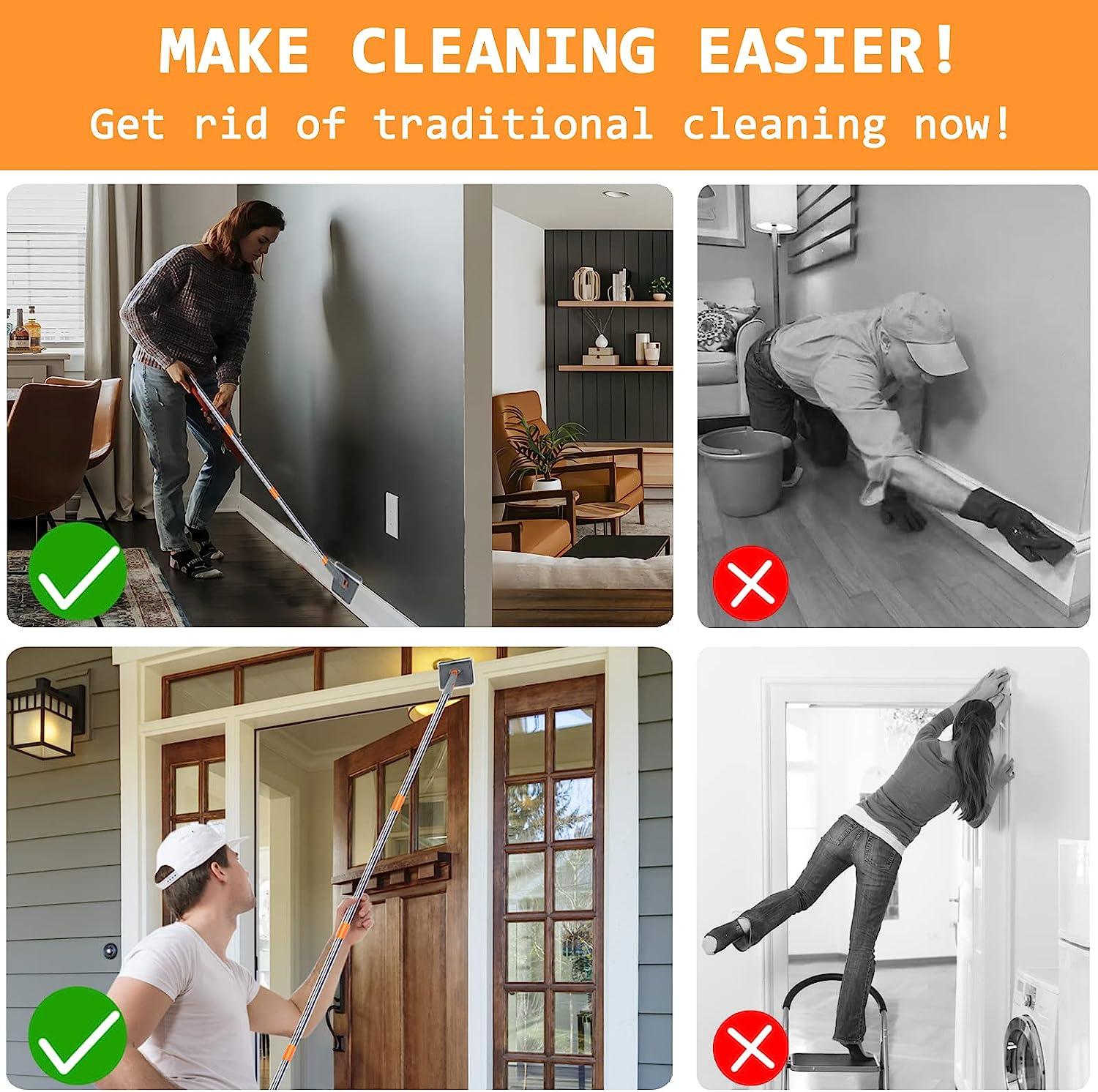 Easy Baseboard Cleaning Tool  House cleaning tips, Cleaning gadgets, Clean  house