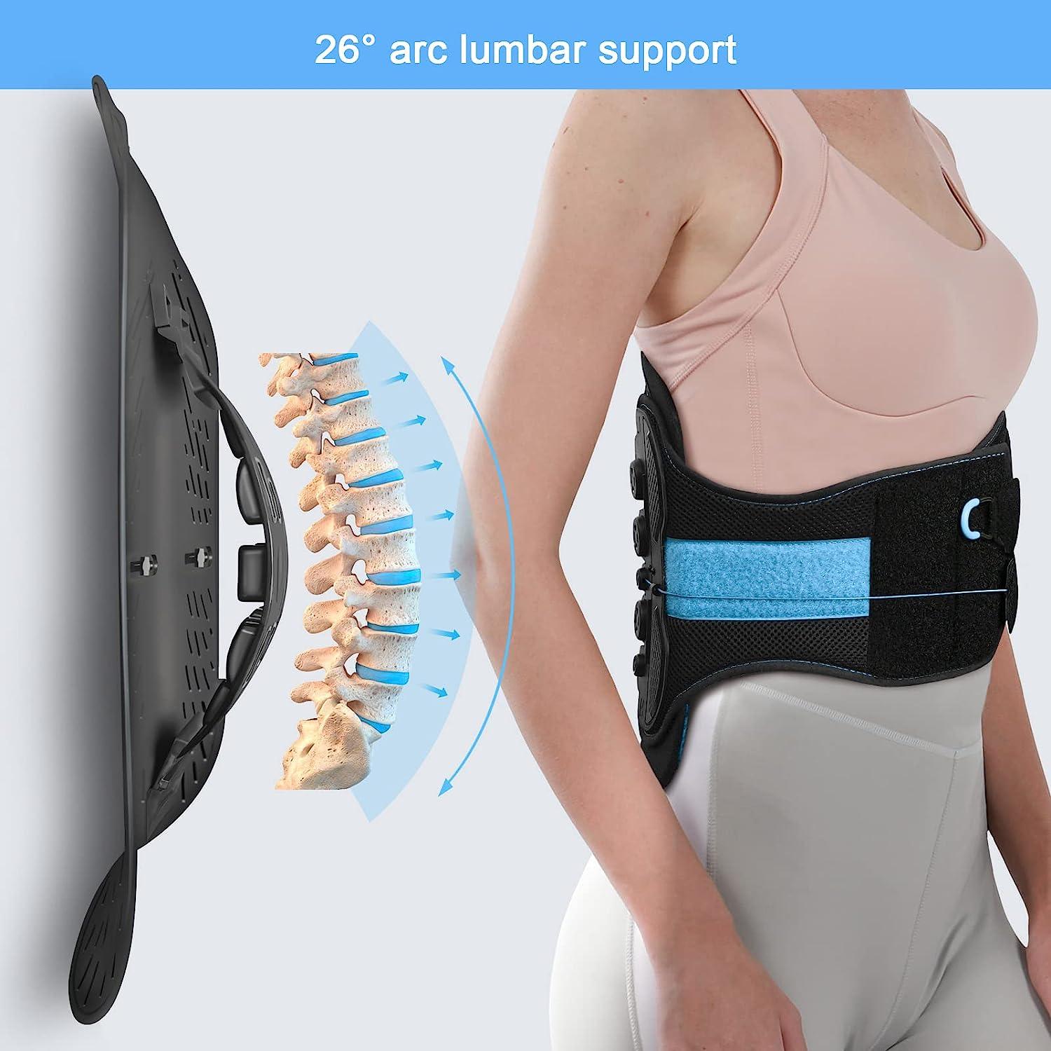 Women Lumbar Lower Back Support Belt Brace Waist Pain Relief Postpartum  Girdle