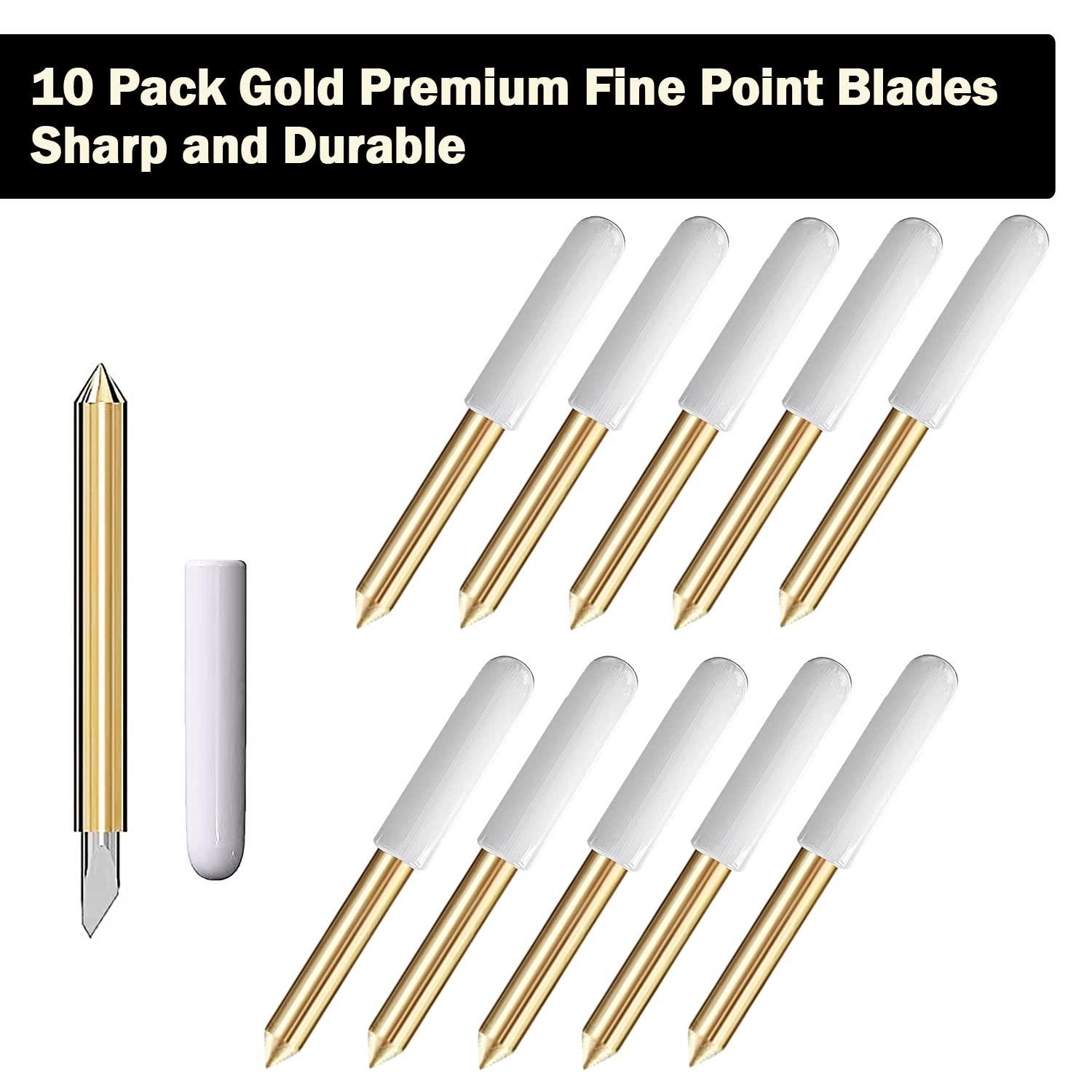 10PCS Premium Fine Point Blade Compatible with Cricut Maker/Maker 3 Cutting  Machines, Niantime Replacement Cutting Blades Compatible with Explore  Air/Air 2/Explore Air 3, (Premium Fine Point Blades) : : Office  Products