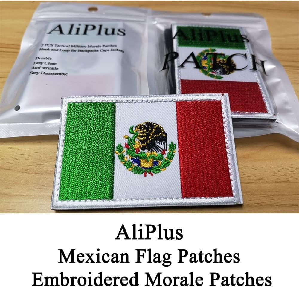 Embroidered Patch Mexico Flag  Embroidered Mexican Patches - Flag Patches  - Aliexpress